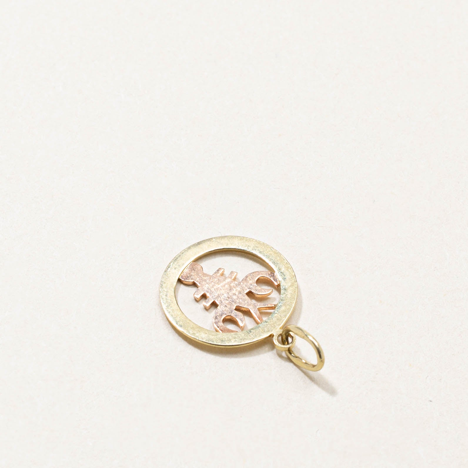 14k Scorpio Zodiac Charm