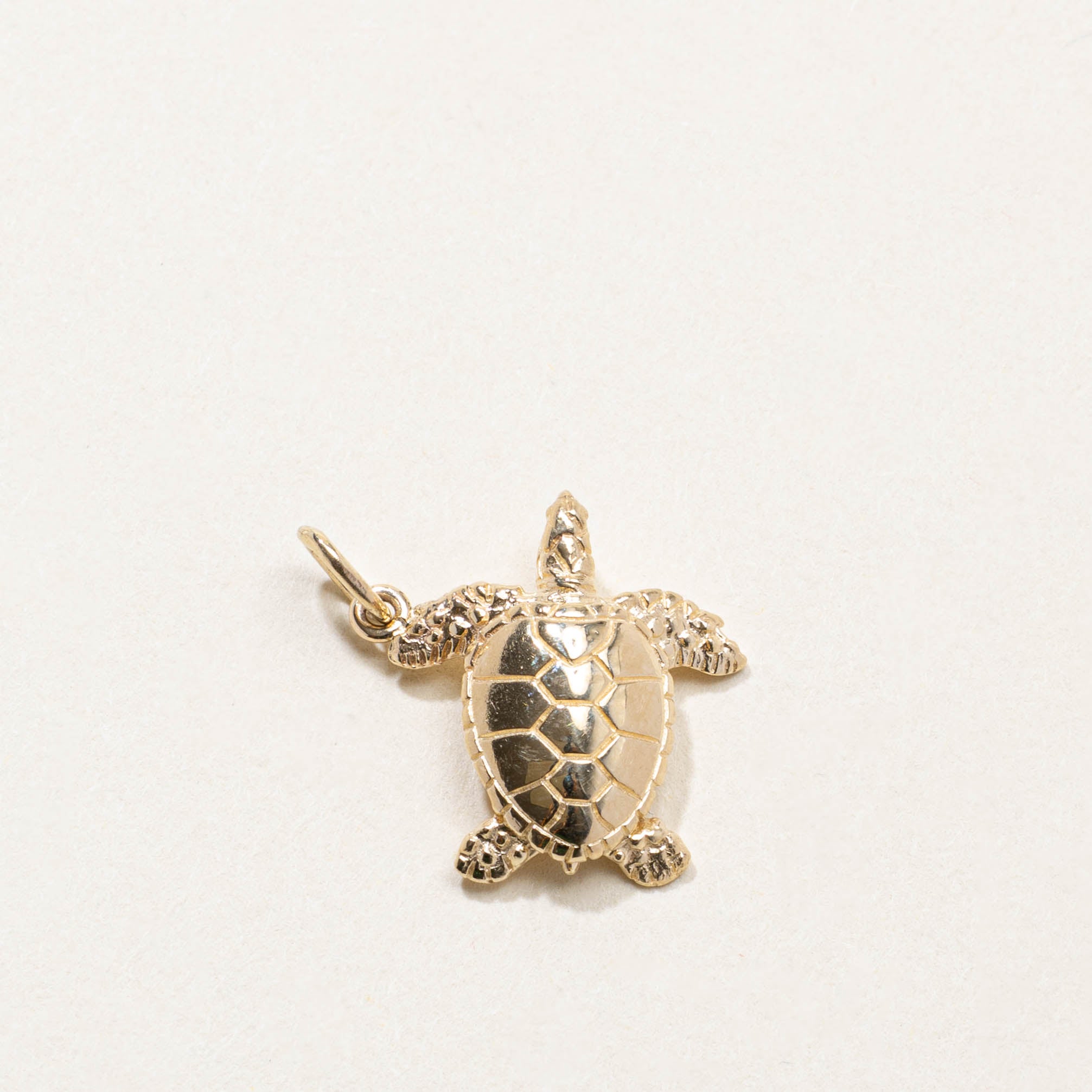 14k Turtle Charm