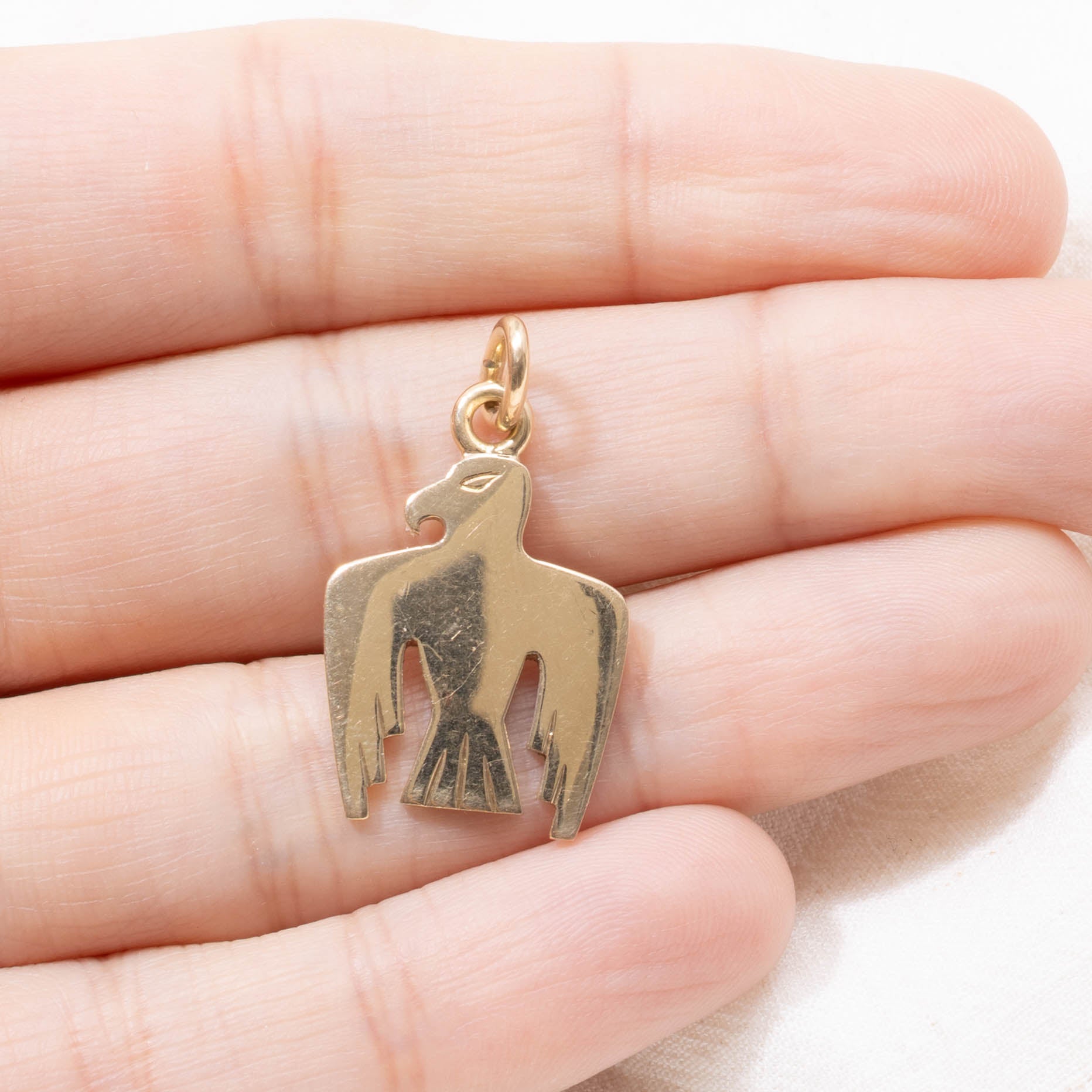 18k Eagle Charm