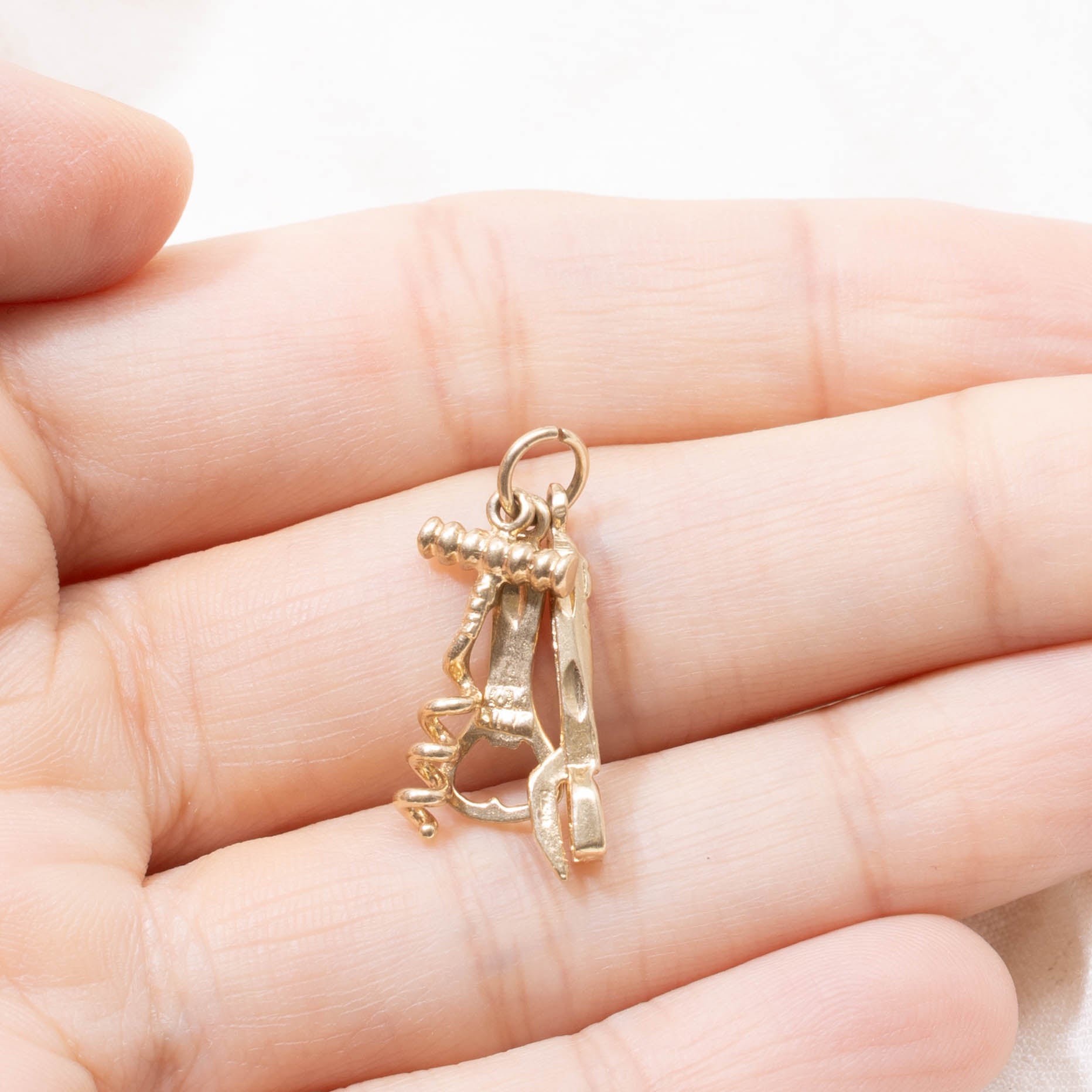 10k Corkscrew, Bottle Opener & Tin Opener Charm