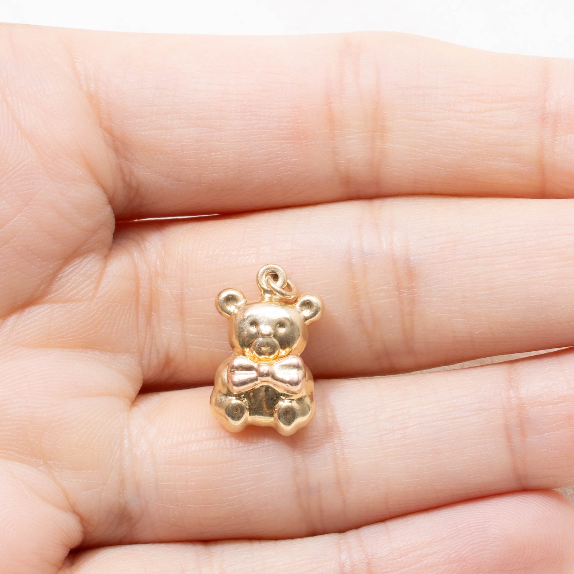 14k Teddy Bear Charm
