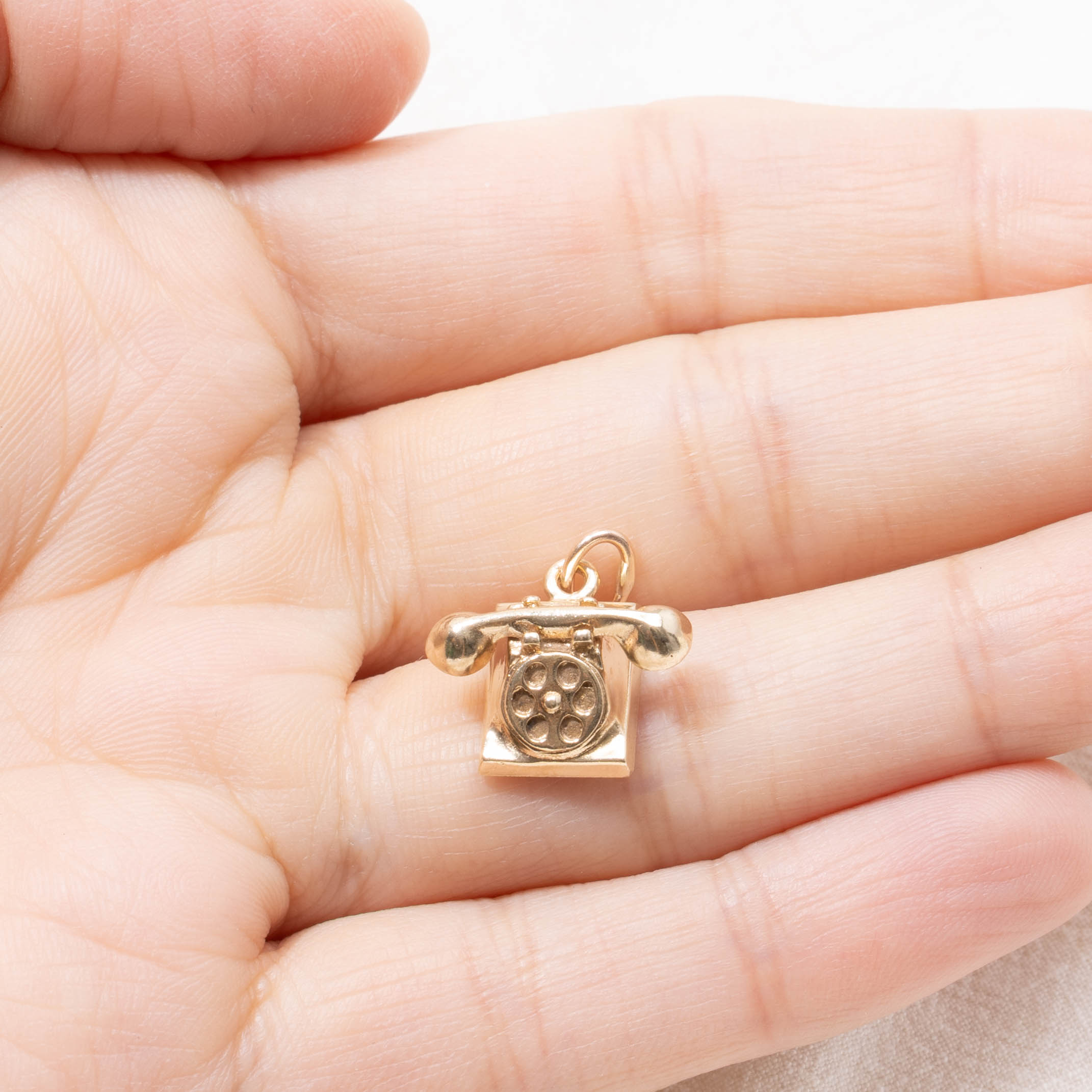 10k Rotary Phone Charm
