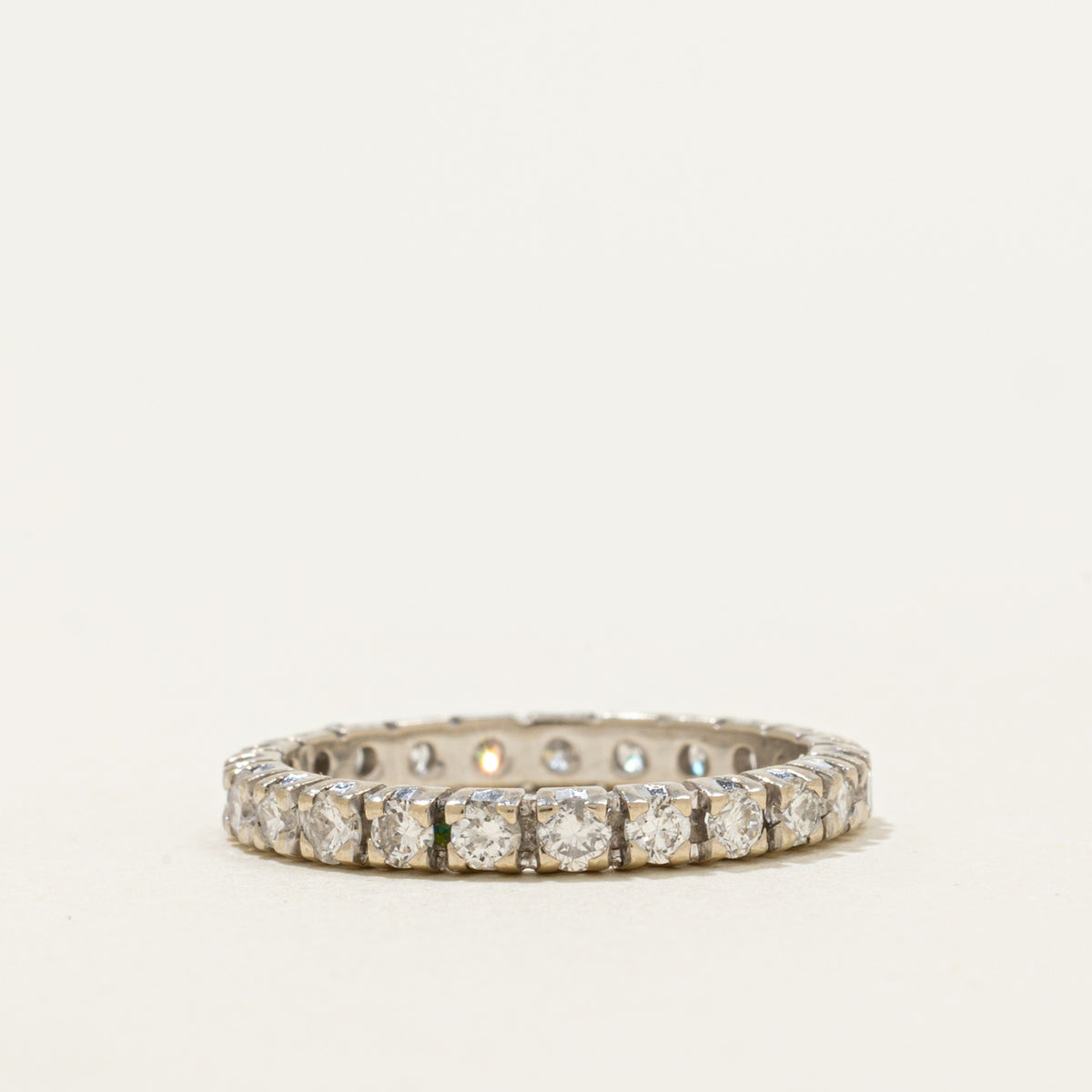 14k Eternity Diamond Band | 0.70ctw | 2.50mm | SZ 5.25