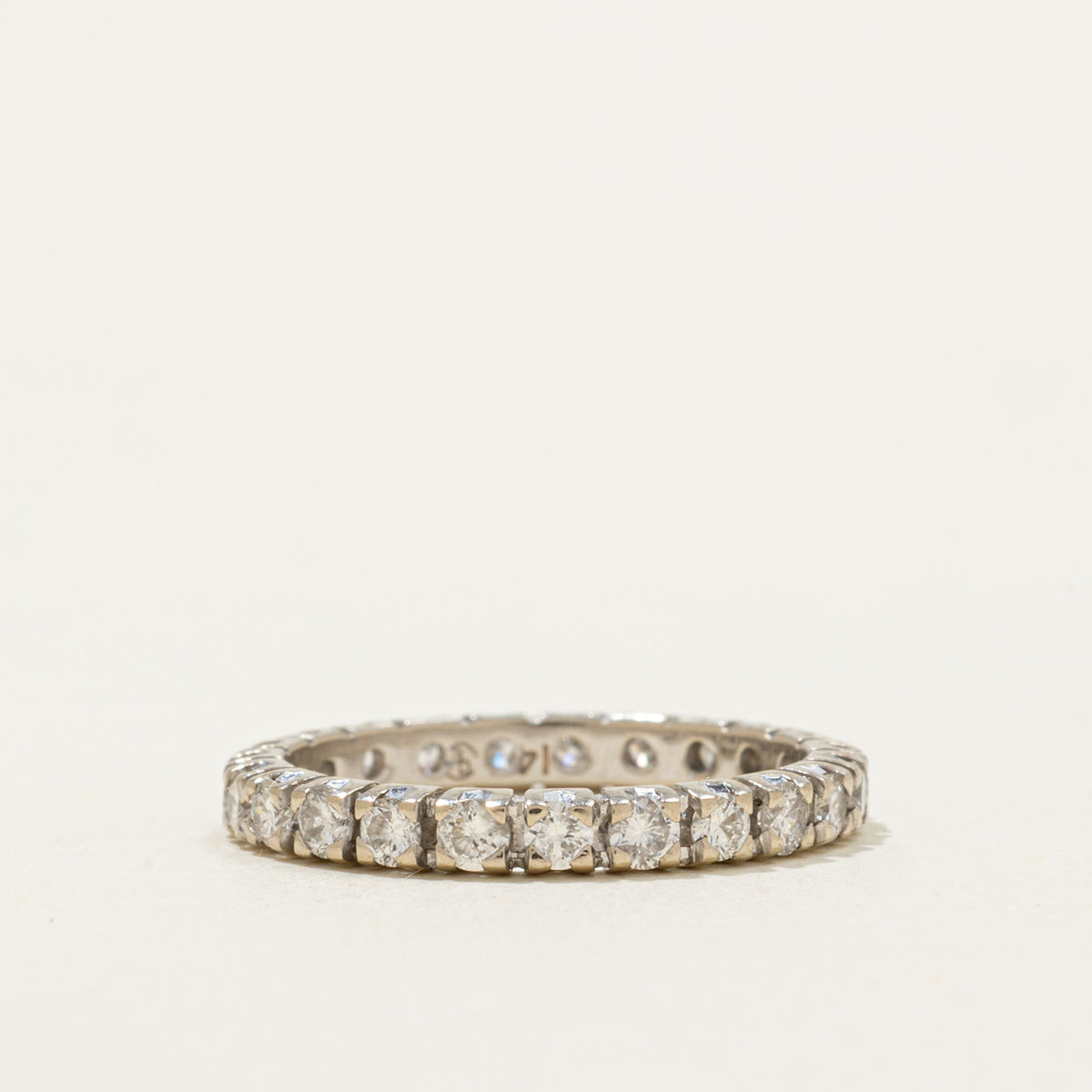 14k Eternity Diamond Band | 0.70ctw | 2.50mm | SZ 5.25