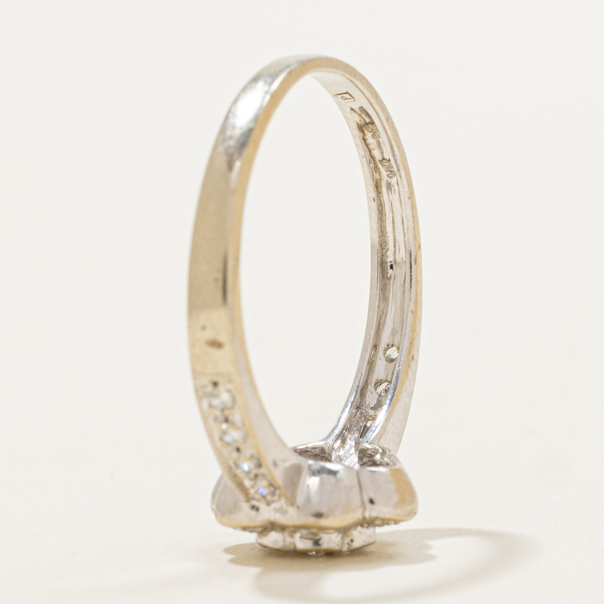 14k Diamond Floral Cluster Ring | 0.18ctw | SZ 7.25
