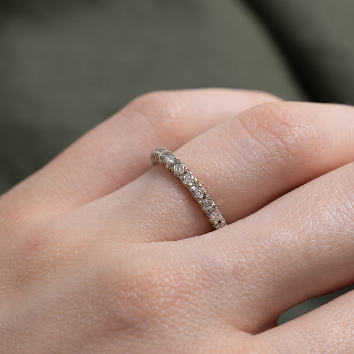 14k Eternity Diamond Band | 0.70ctw | 2.50mm | SZ 5.25