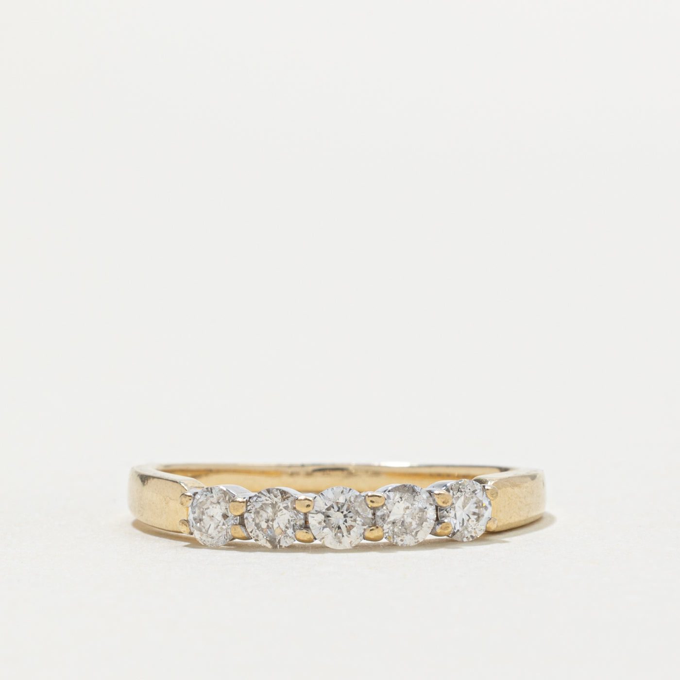 14k Five Stone Diamond Band | 0.50ctw | SZ 7.25
