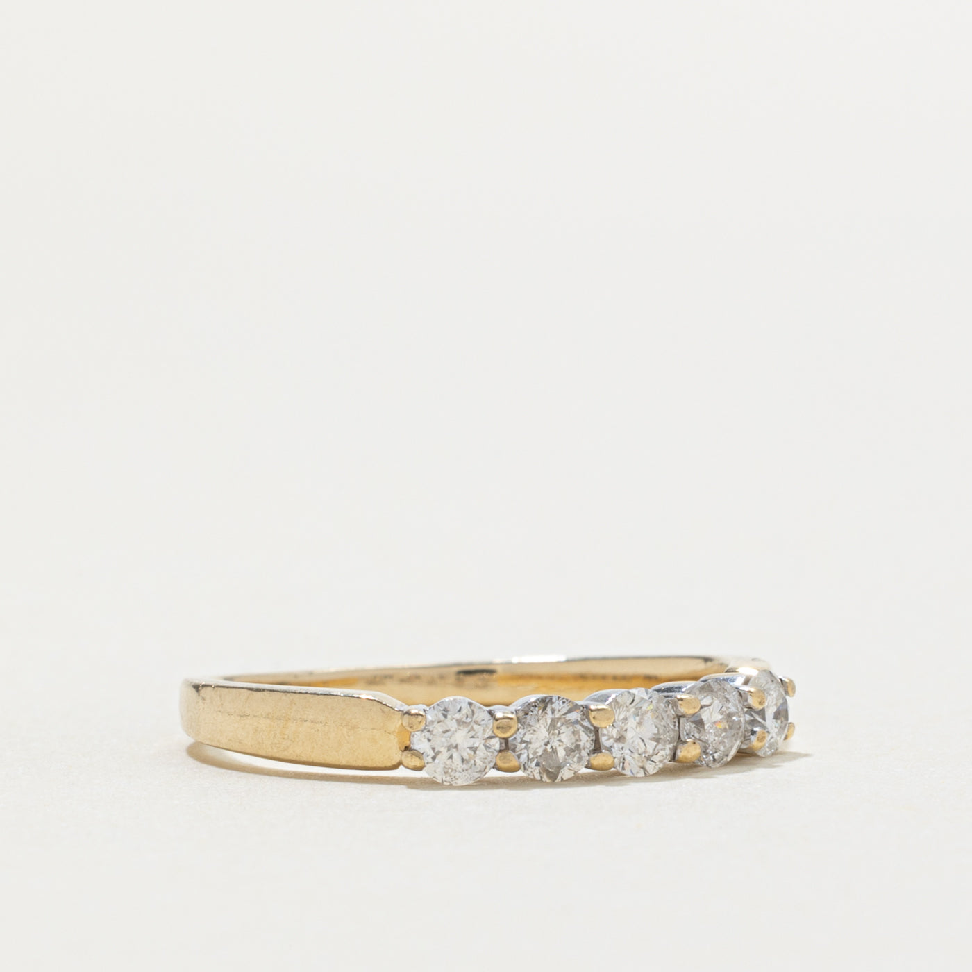 14k Five Stone Diamond Band | 0.50ctw | SZ 7.25