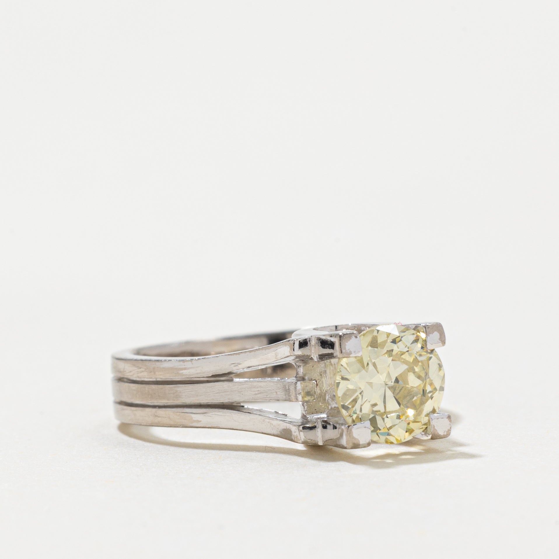 14k Old European Cut Diamond Ring | 0.87ctw VS2 M/N | SZ 2.5