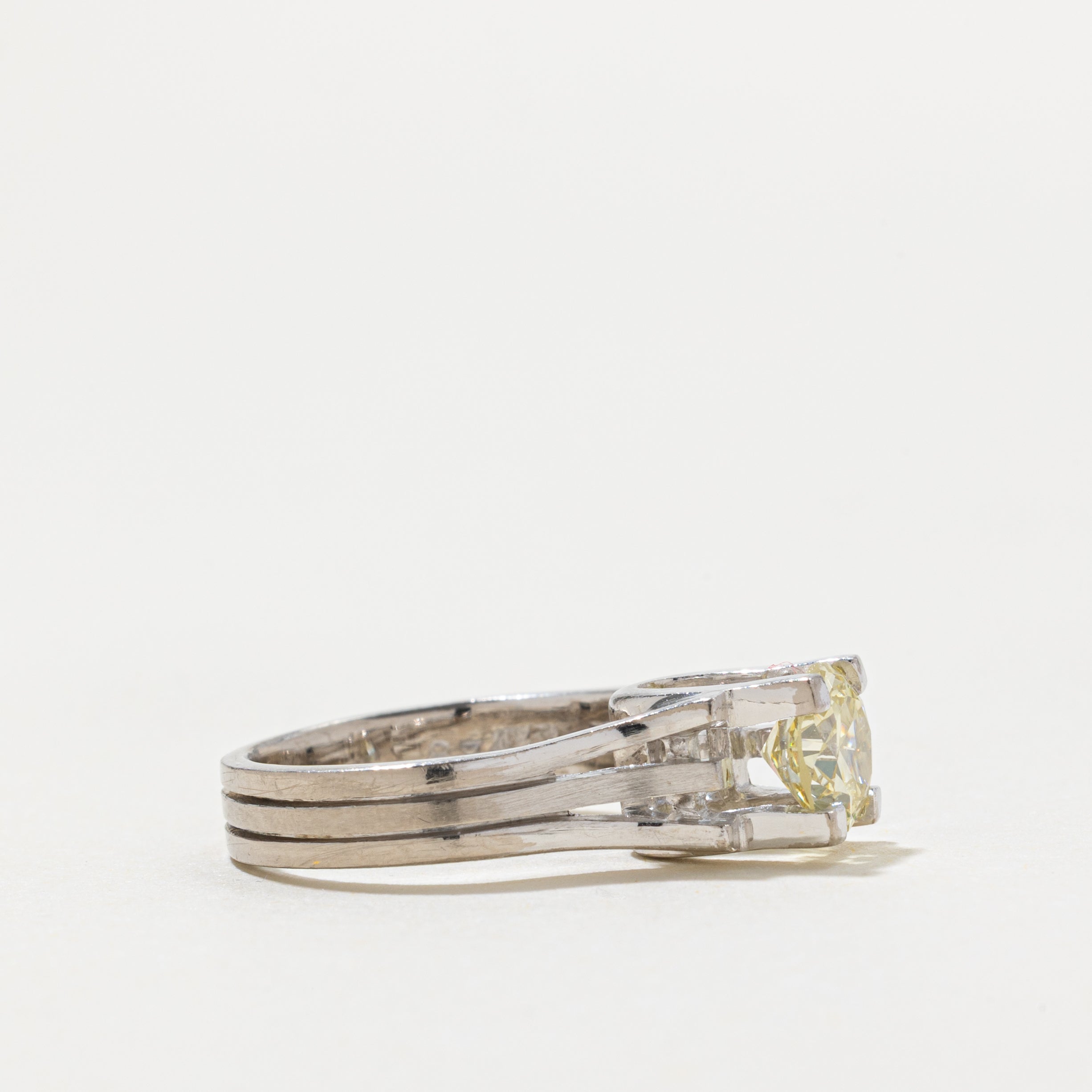 14k Old European Cut Diamond Ring | 0.87ctw VS2 M/N | SZ 2.5