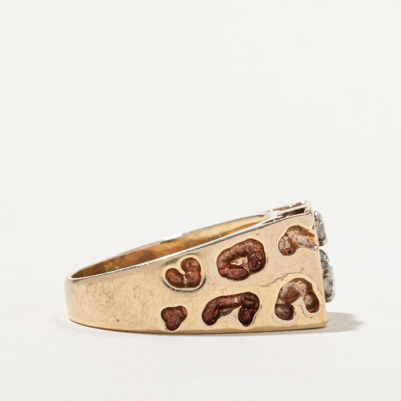 10k Diamond Nuggety Cocktail Ring | 0.75ctw | SZ 12