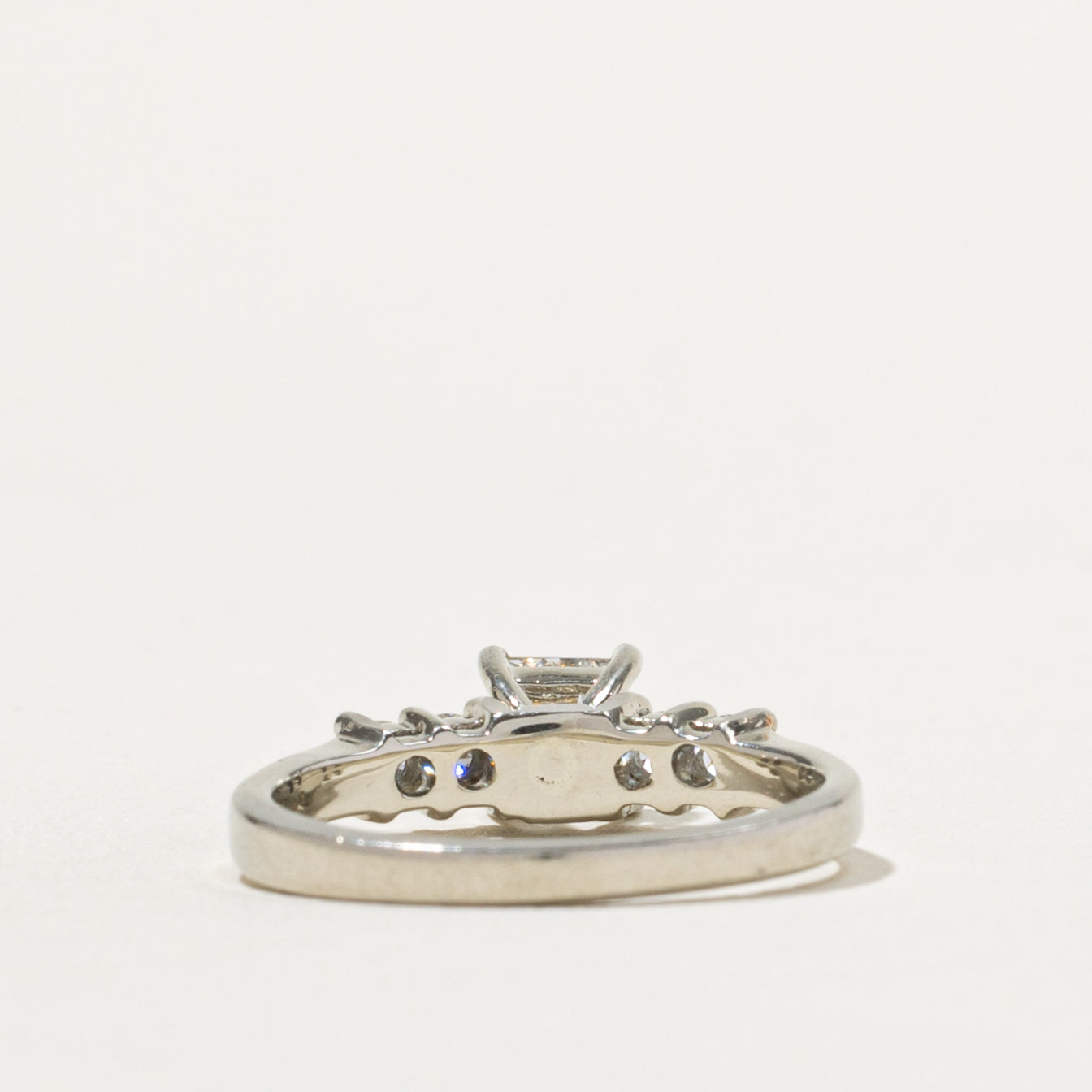 Princess Cut Diamond Accented Ring | 0.41ct SI2 G, 0.19ctw | SZ 5.25