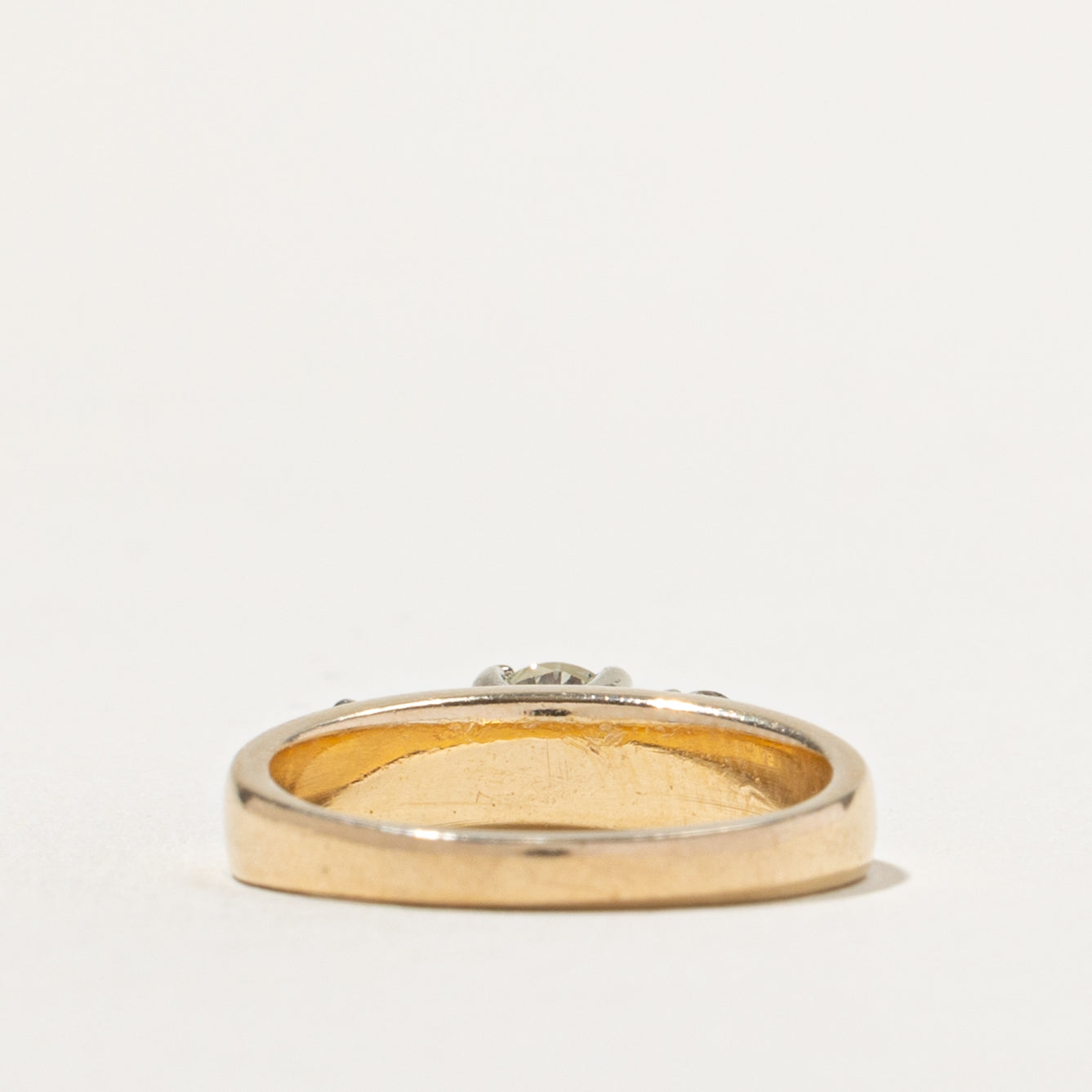 14k Three Stone Diamond Ring | 0.66ctw | SZ 5.5