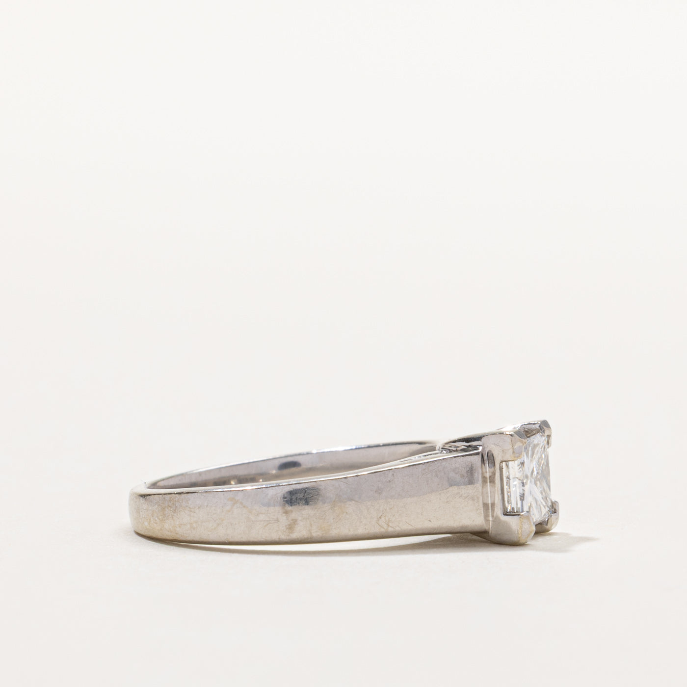 Canadian Princess Cut Solitaire Diamond Ring | 0.75ct SI2 G | SZ 6.75