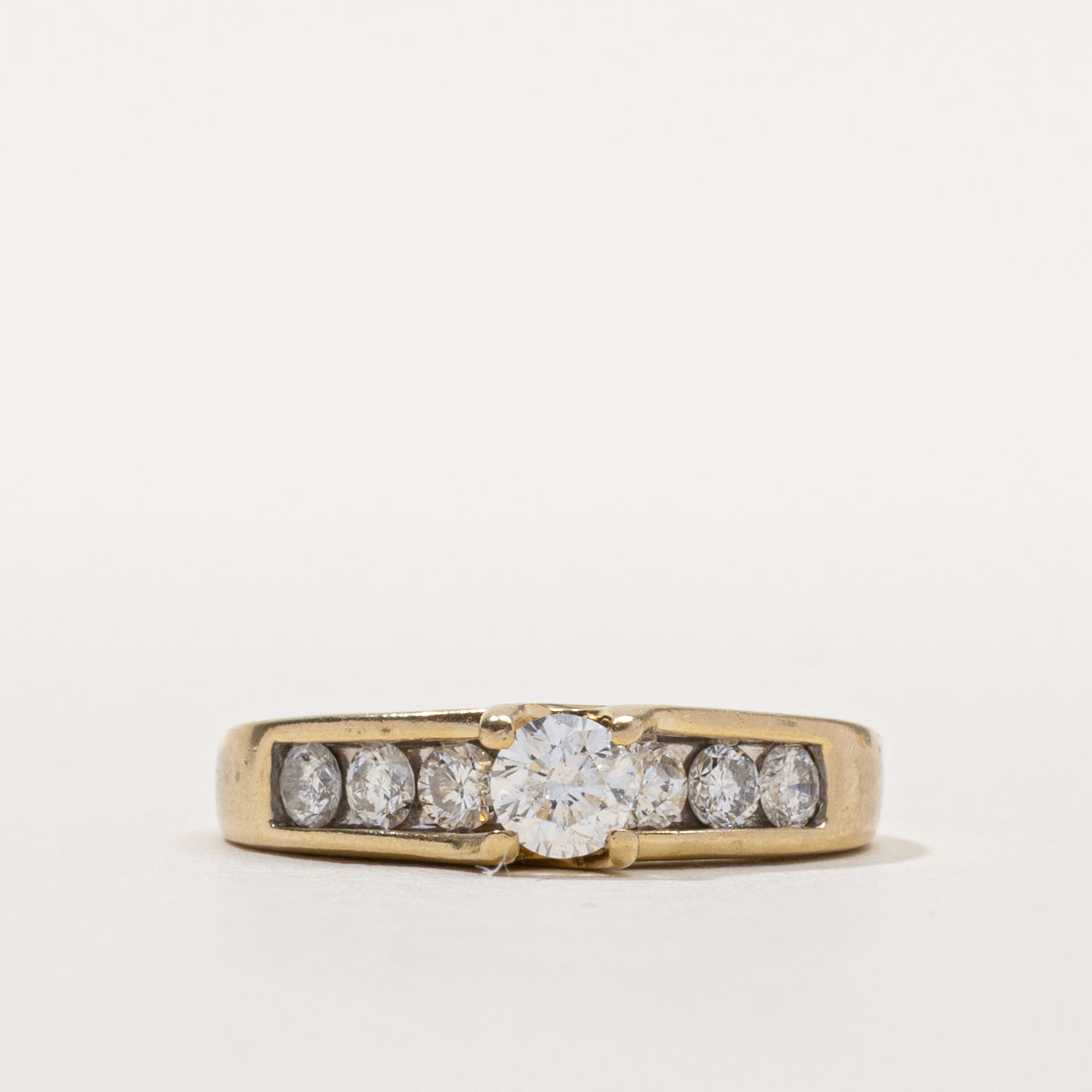 14k Diamond Accented Ring | 0.30ct I2 H, 0.84ctw | SZ 7
