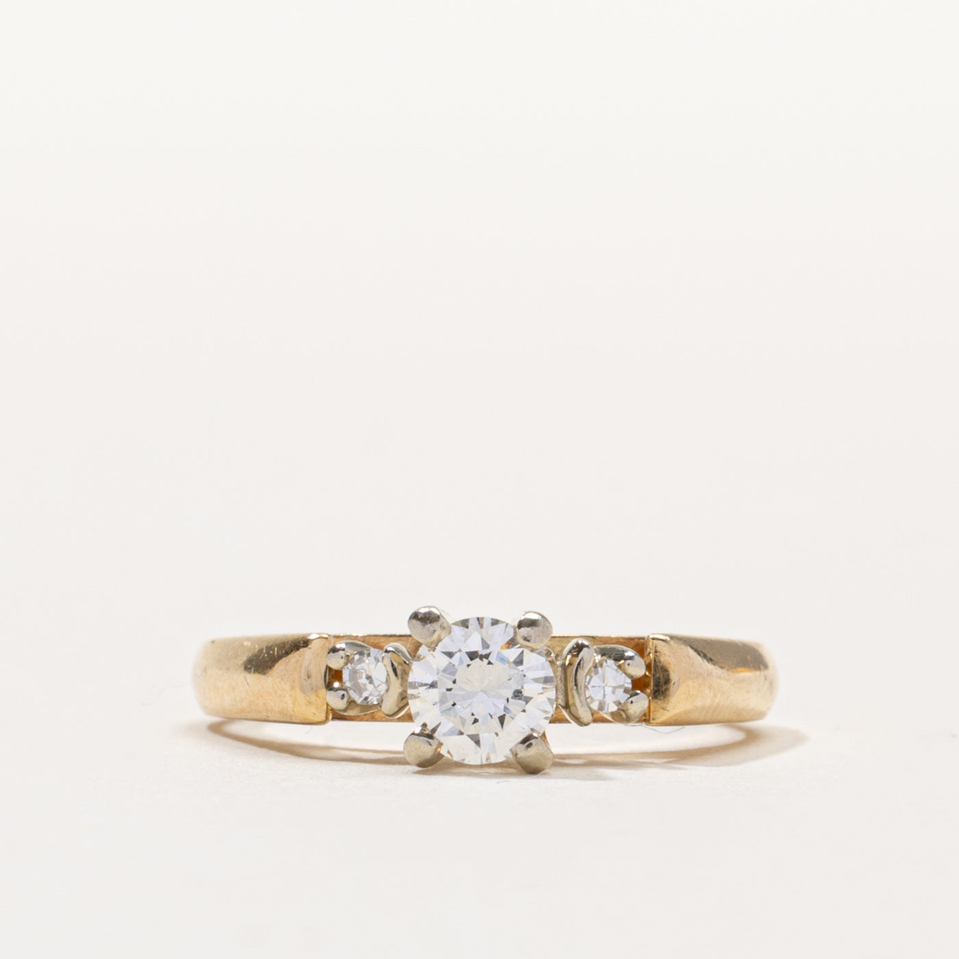 14k Diamond Accented Ring | 0.32ctw | SZ 4