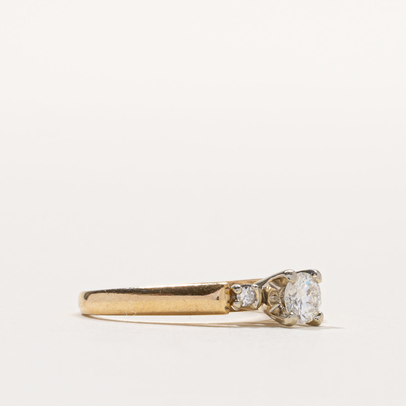 14k Diamond Accented Ring | 0.32ctw | SZ 4