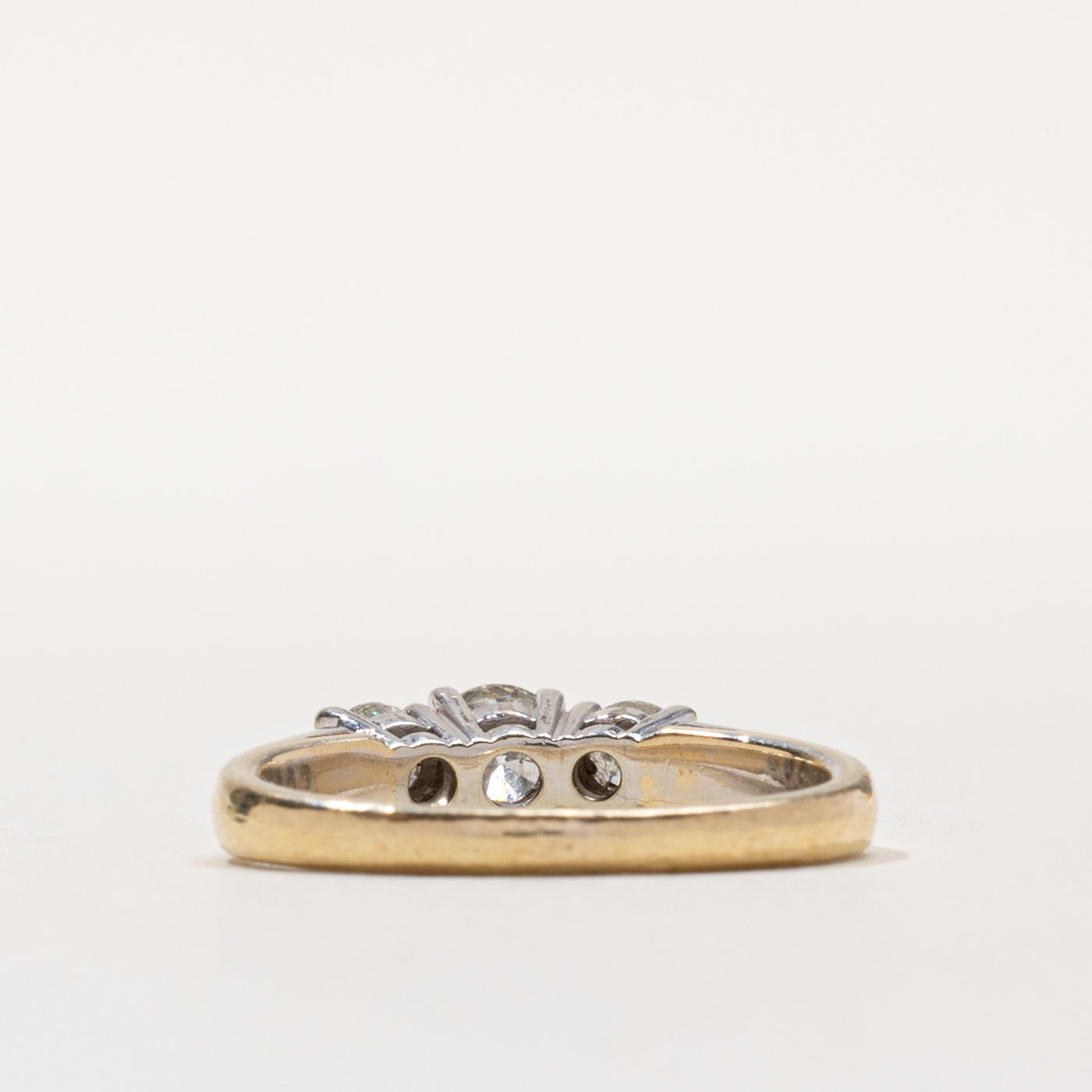 14k Three Stone Diamond Ring | 0.67ctw | SZ 5.75