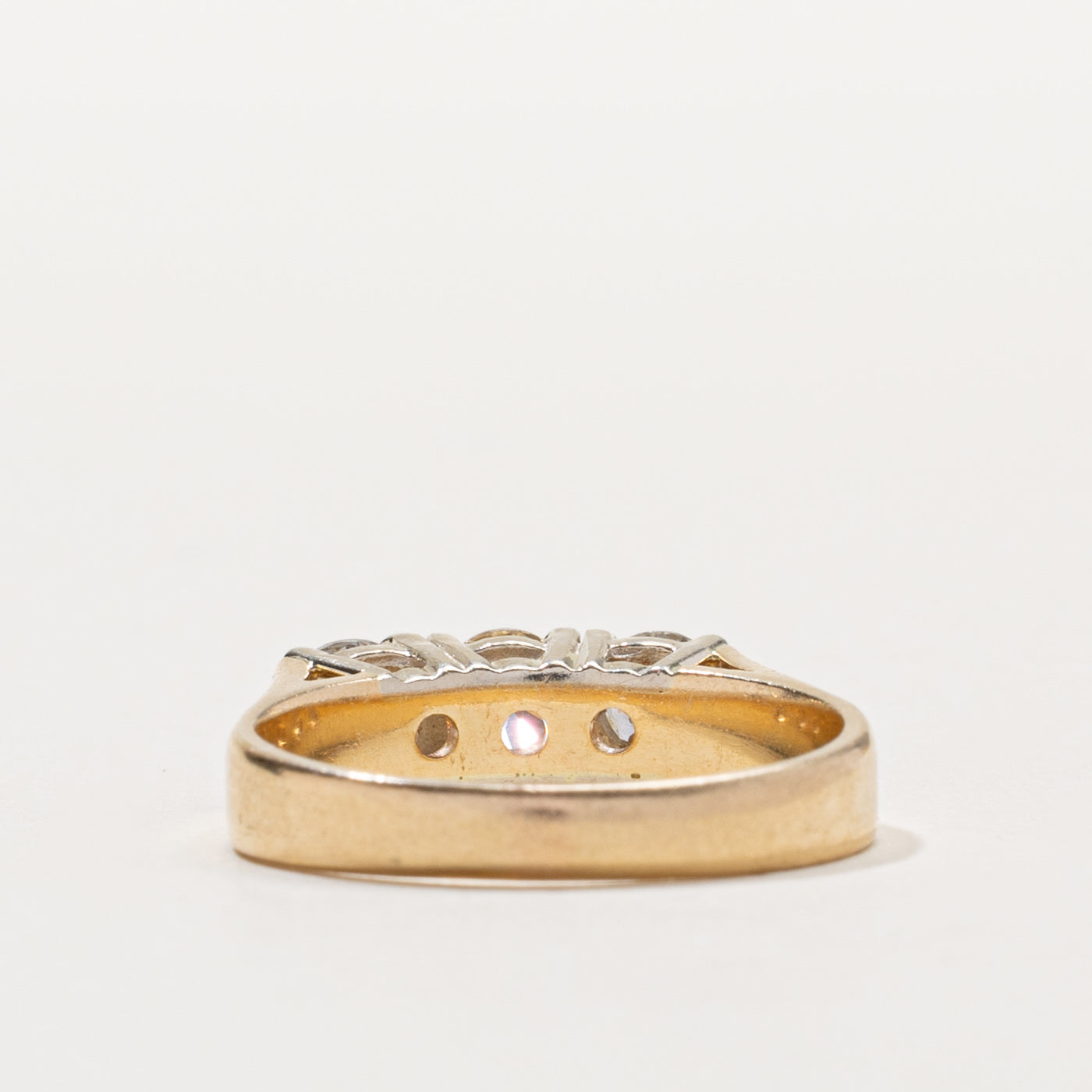 14k Three Stone Diamond Ring | 0.60ctw | SZ 7