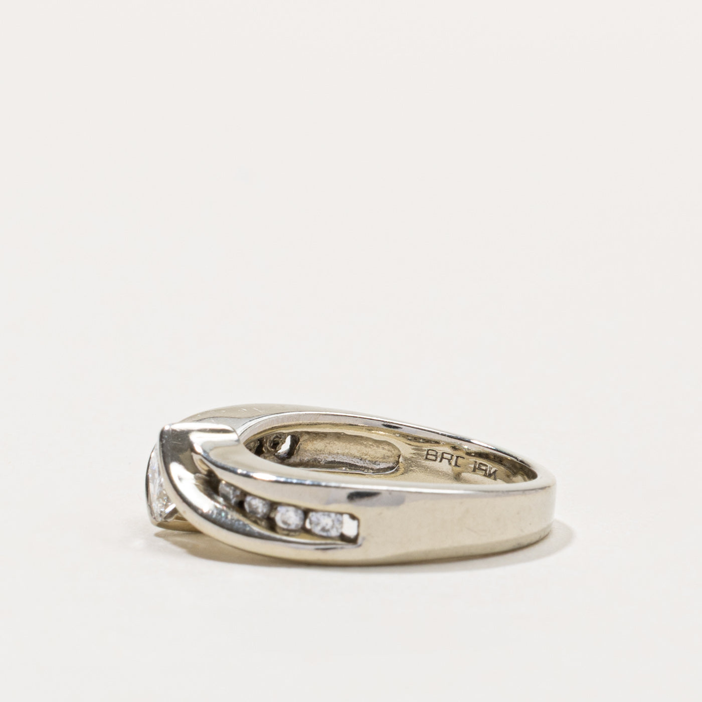 Princess Cut Diamond Bypass Ring | 0.50ctw | SZ 6.75