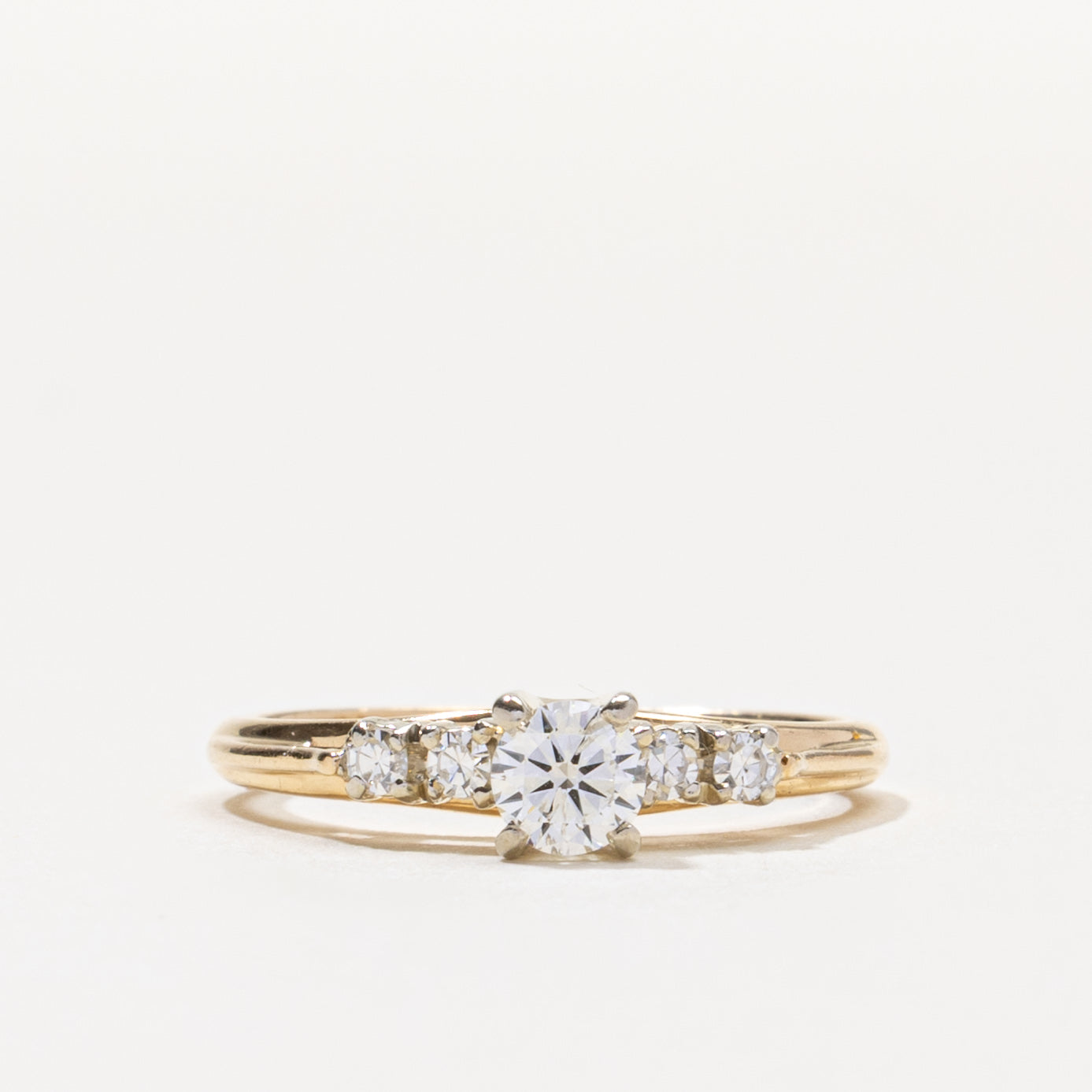 14k Diamond Accented Ring | 0.27ct I1 H, 0.10ctw | SZ 6.25