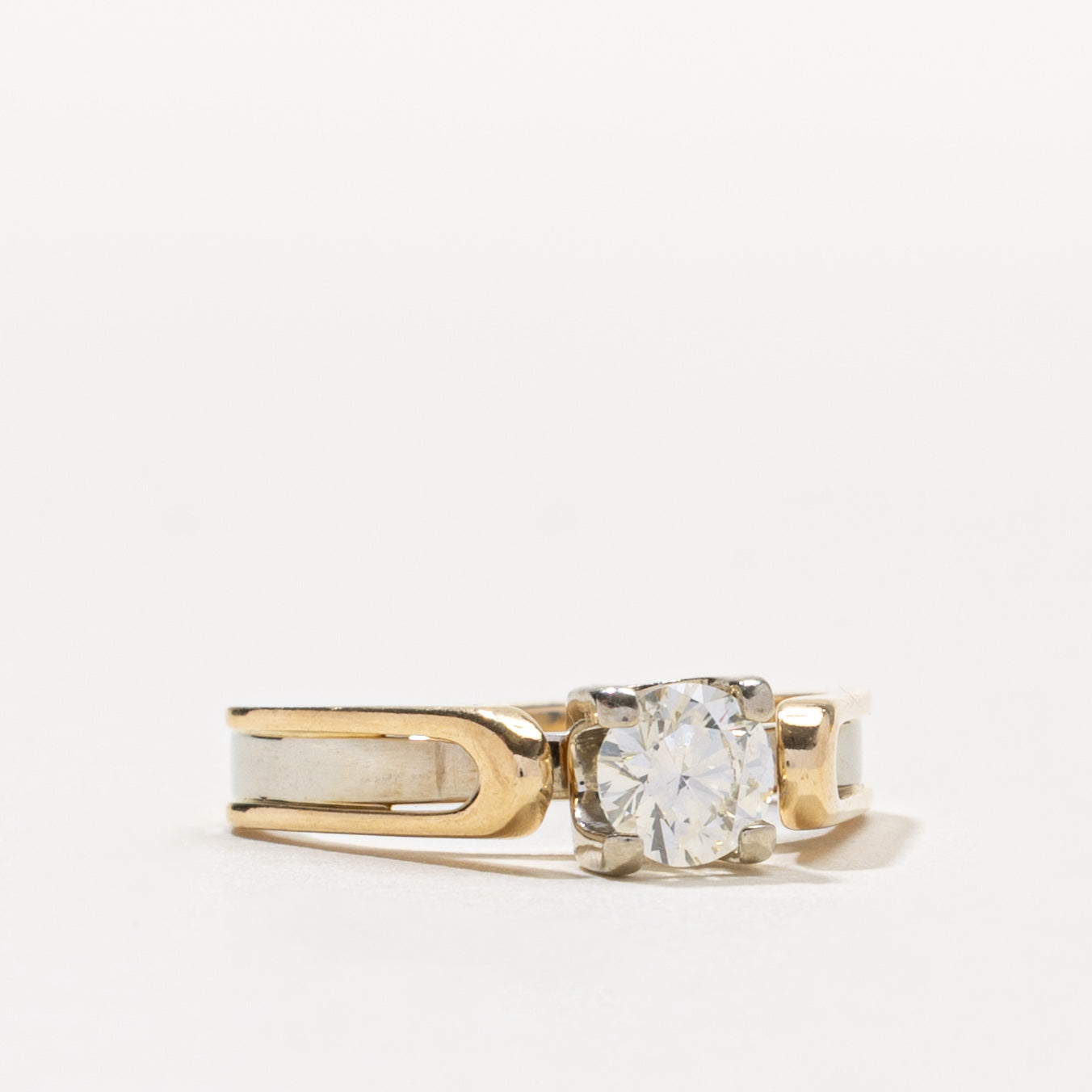 14k Solitaire Diamond Ring | 0.54ct SI2/I1 J | SZ 5.75