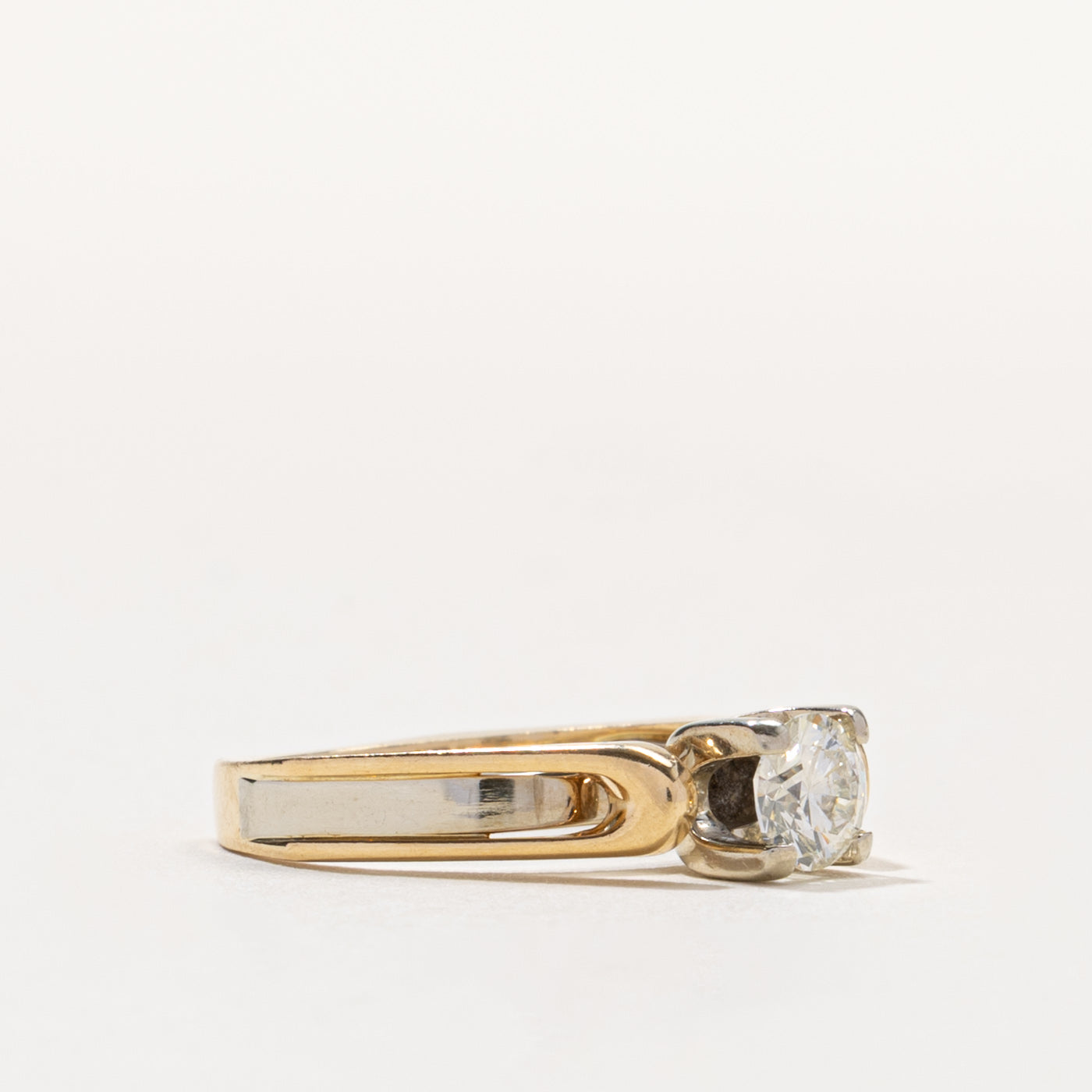 14k Solitaire Diamond Ring | 0.54ct SI2/I1 J | SZ 5.75