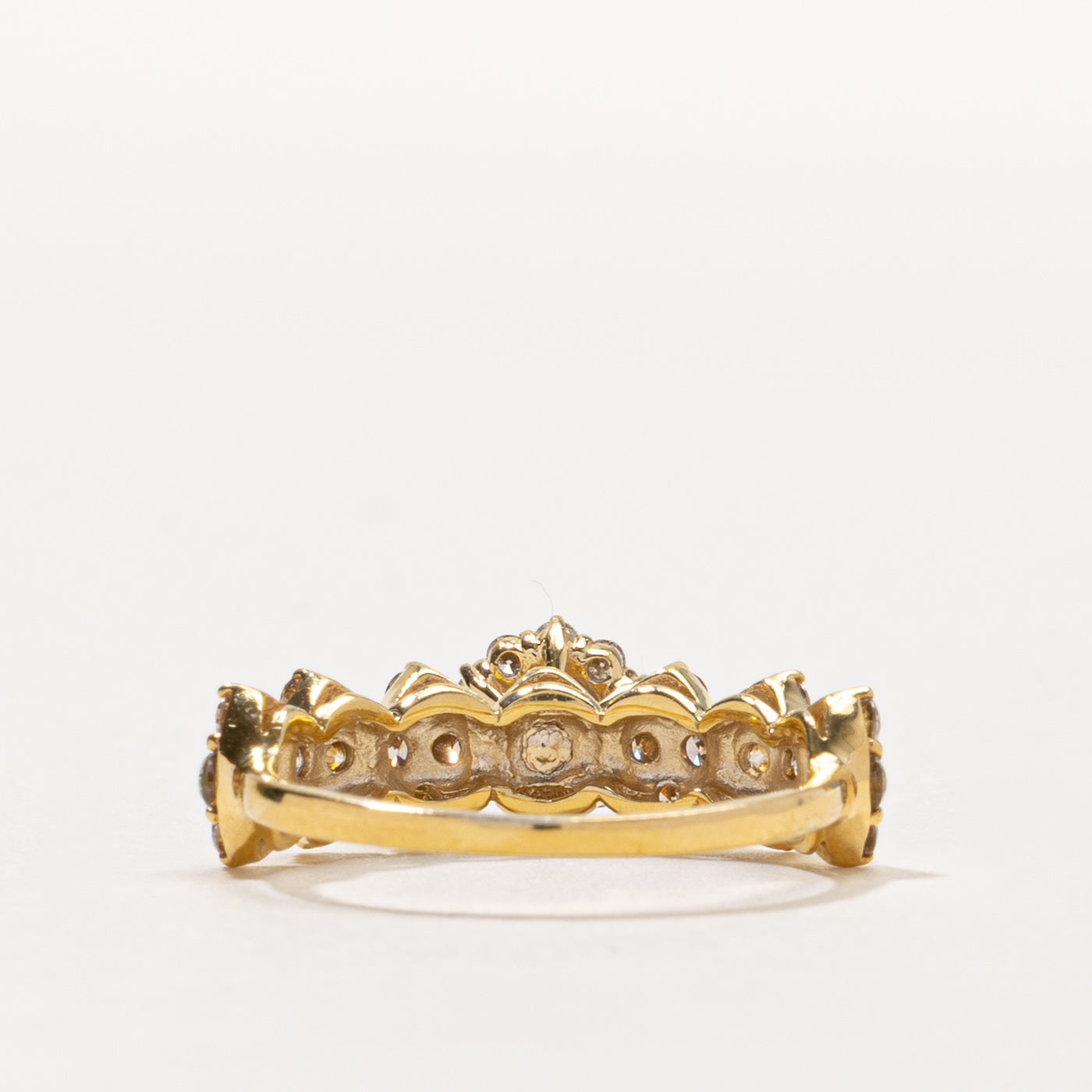 18k Diamond Floral Multi Cluster Ring | 1.00ctw | SZ 6.5