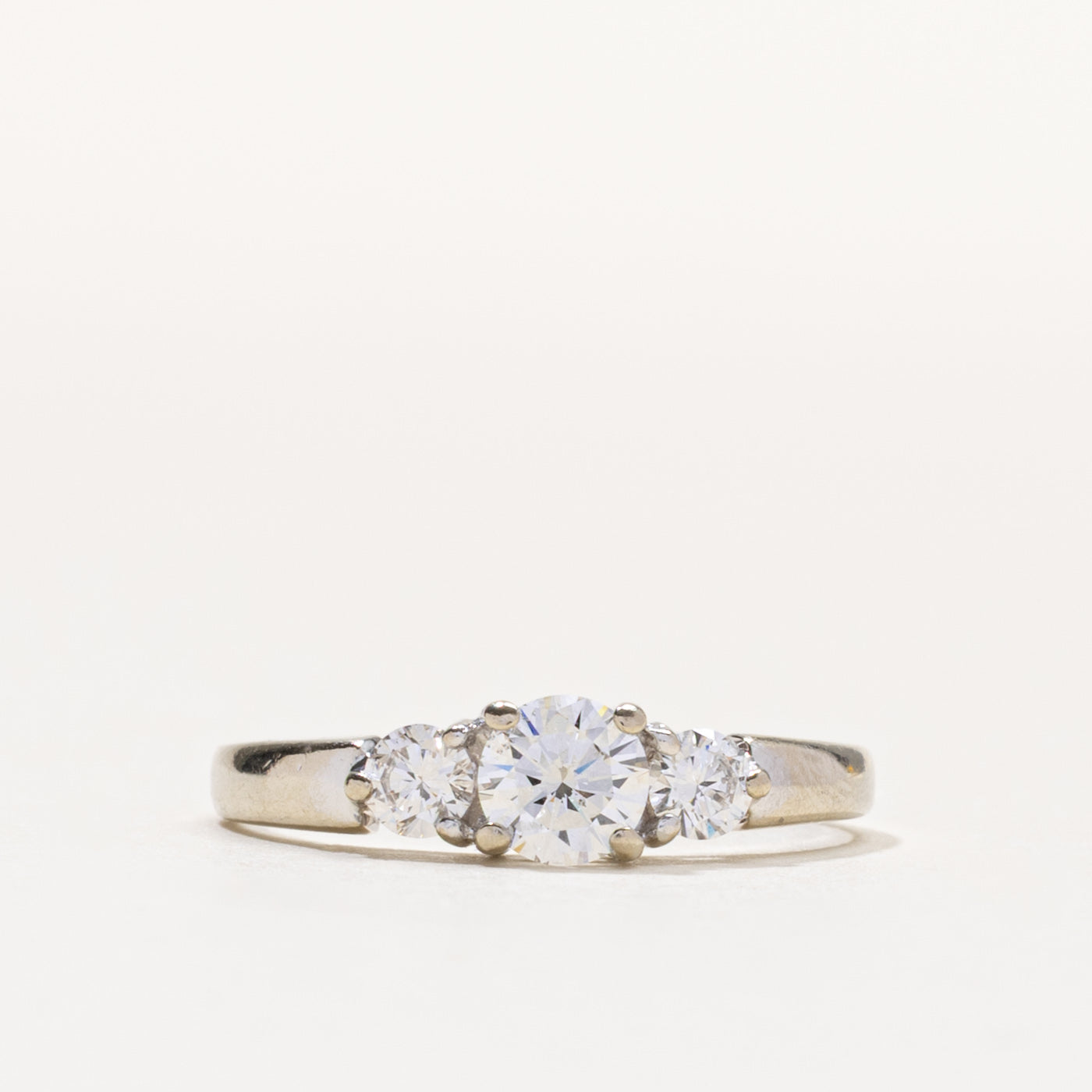 14k Three Stone Diamond Ring | 0.67ctw | SZ 7.5