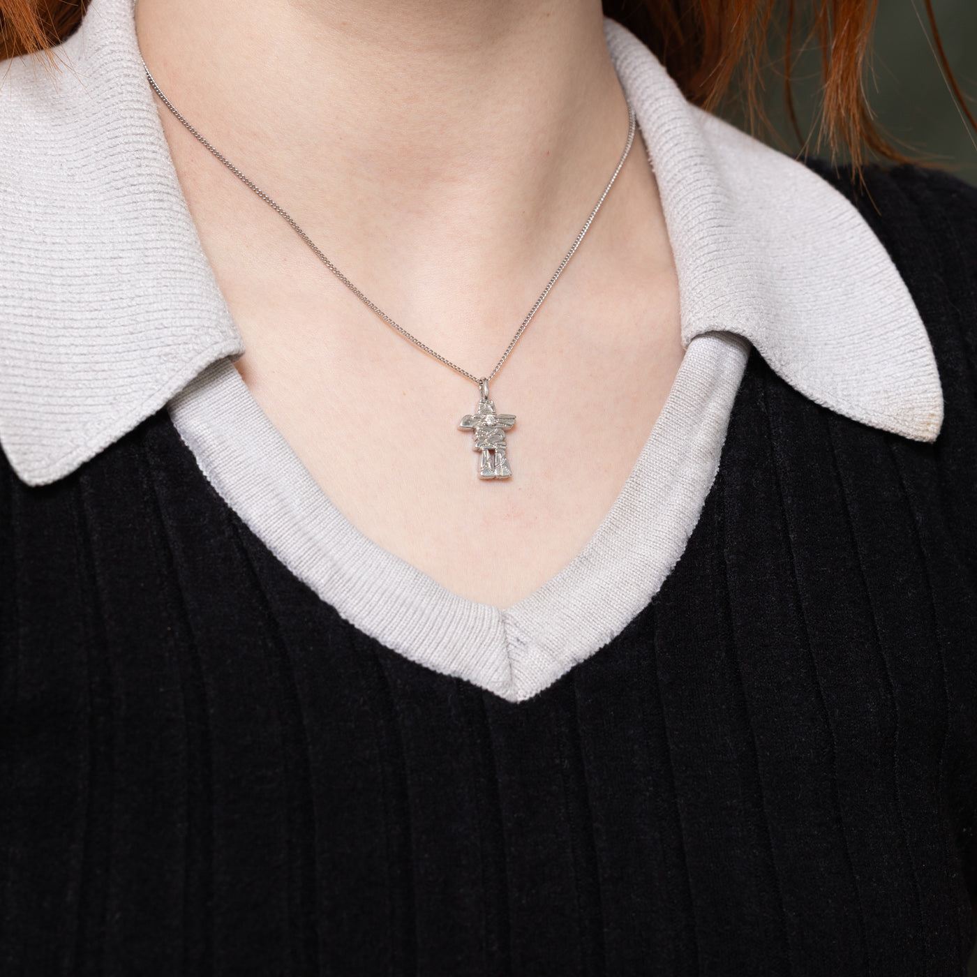 10k Diamond Inukshuk Pendant | 0.05ctw