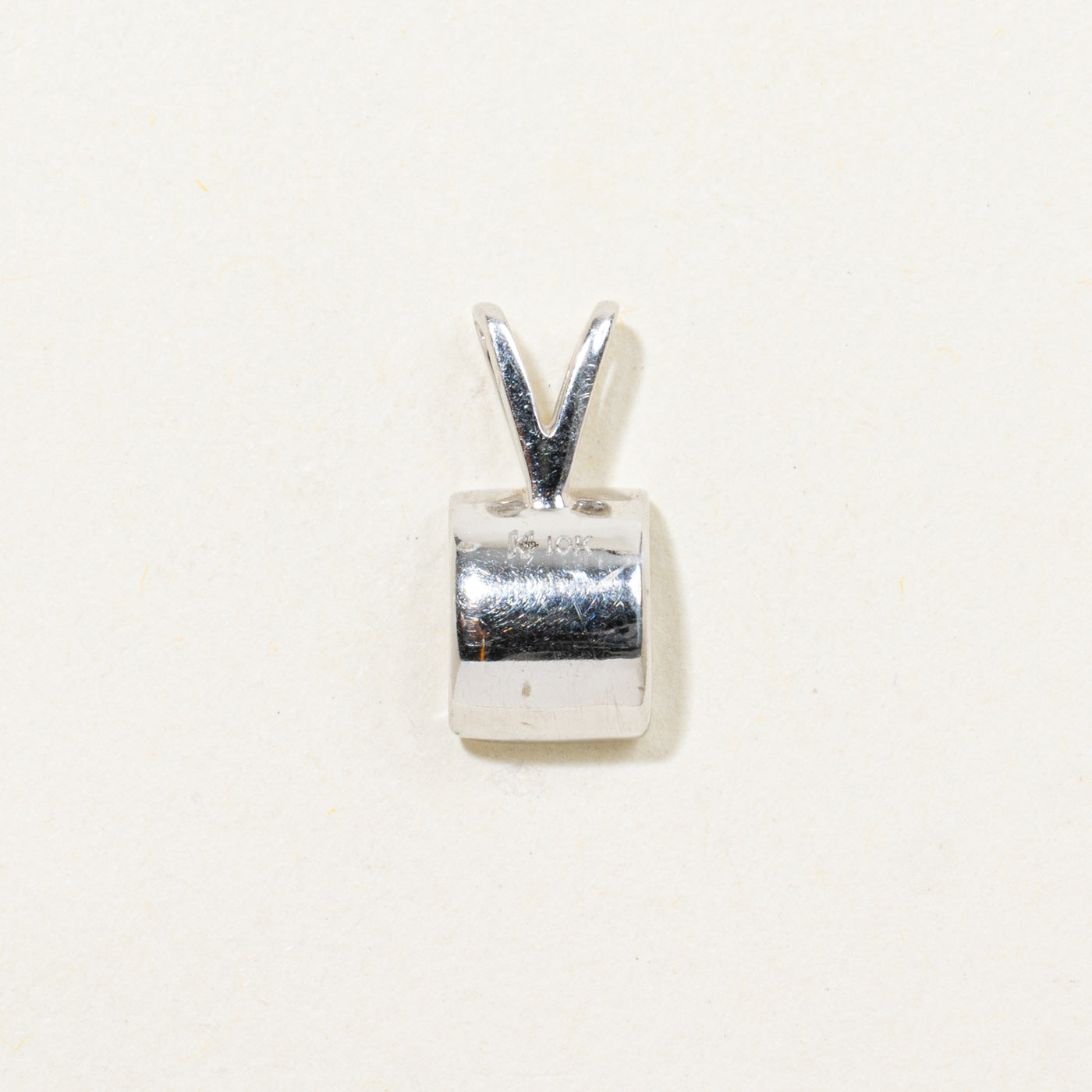 10k Diamond Square Cluster Pendant | 0.17ctw