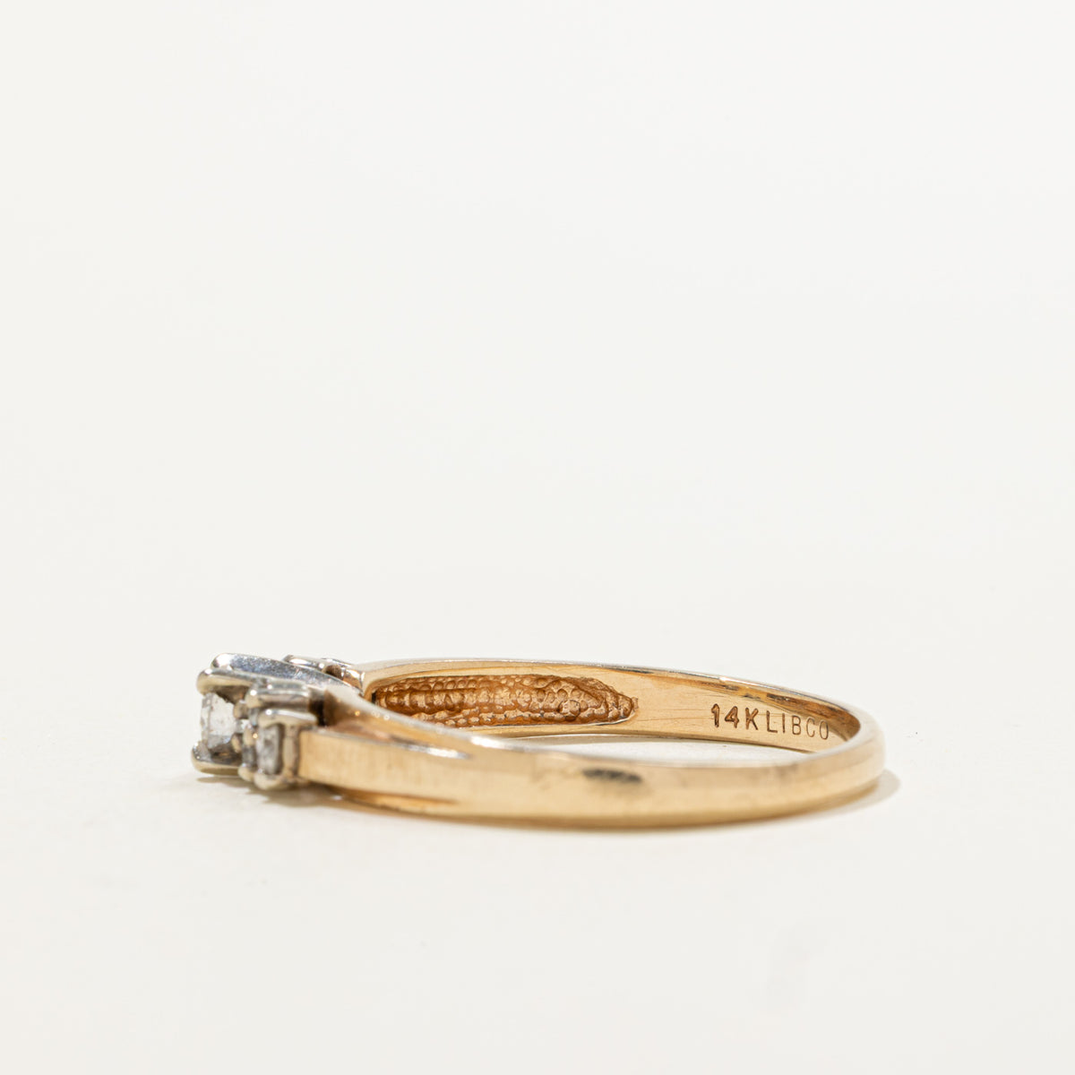 14k Yellow Gold Diamond Cluster Accented Ring | 0.47ctw | SZ 9.5