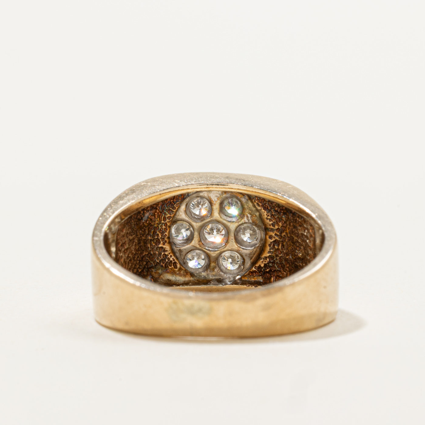 10k Diamond Floral Cluster Ring | 0.35ctw | SZ 5