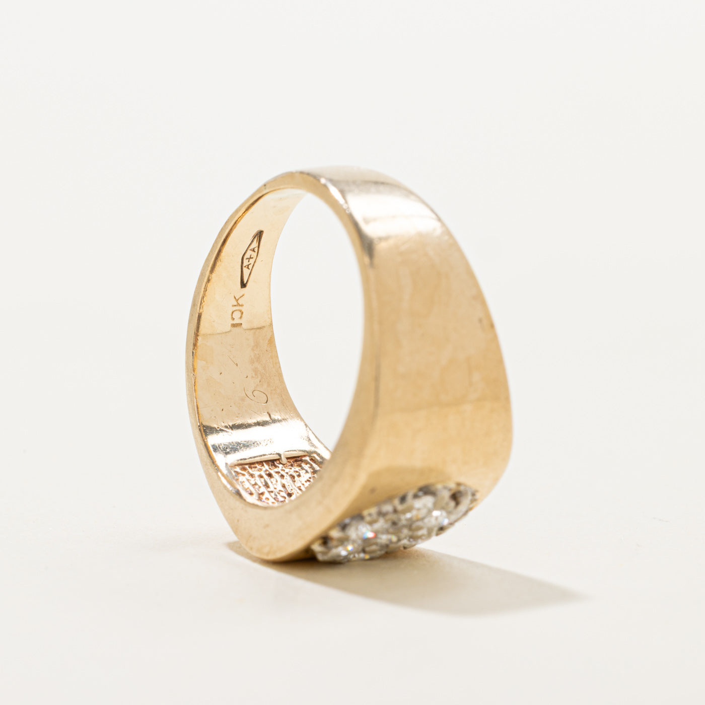 10k Diamond Floral Cluster Ring | 0.35ctw | SZ 5