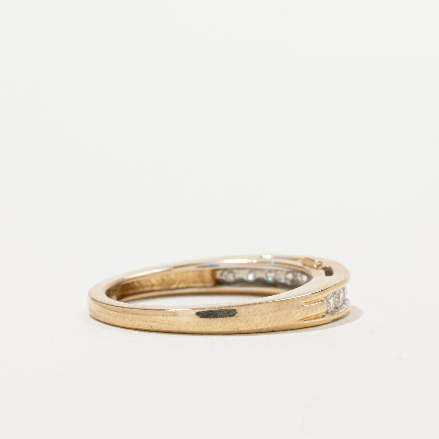 14k Semi Eternity Channel Set Diamond Band | 1.06ctw | 3.80mm | SZ 6.75