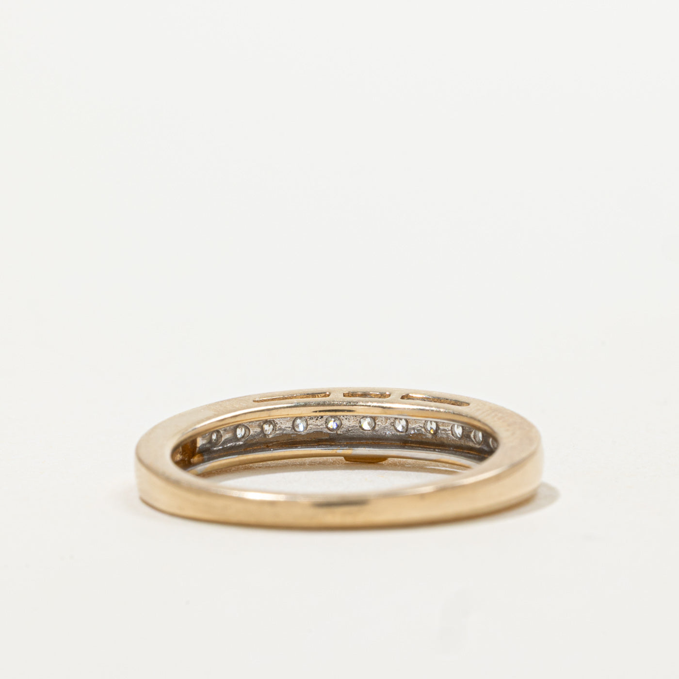 14k Semi Eternity Channel Set Diamond Band | 1.06ctw | 3.80mm | SZ 6.75