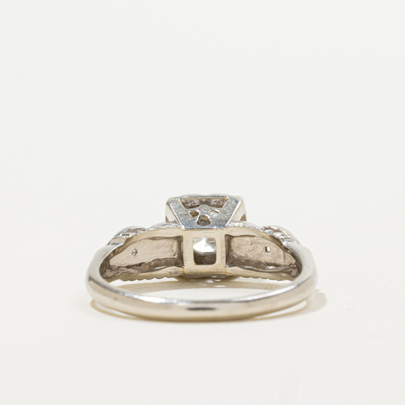 14k Illusion Set Diamond Ornate Ring | 0.41ctw | SZ 6.5