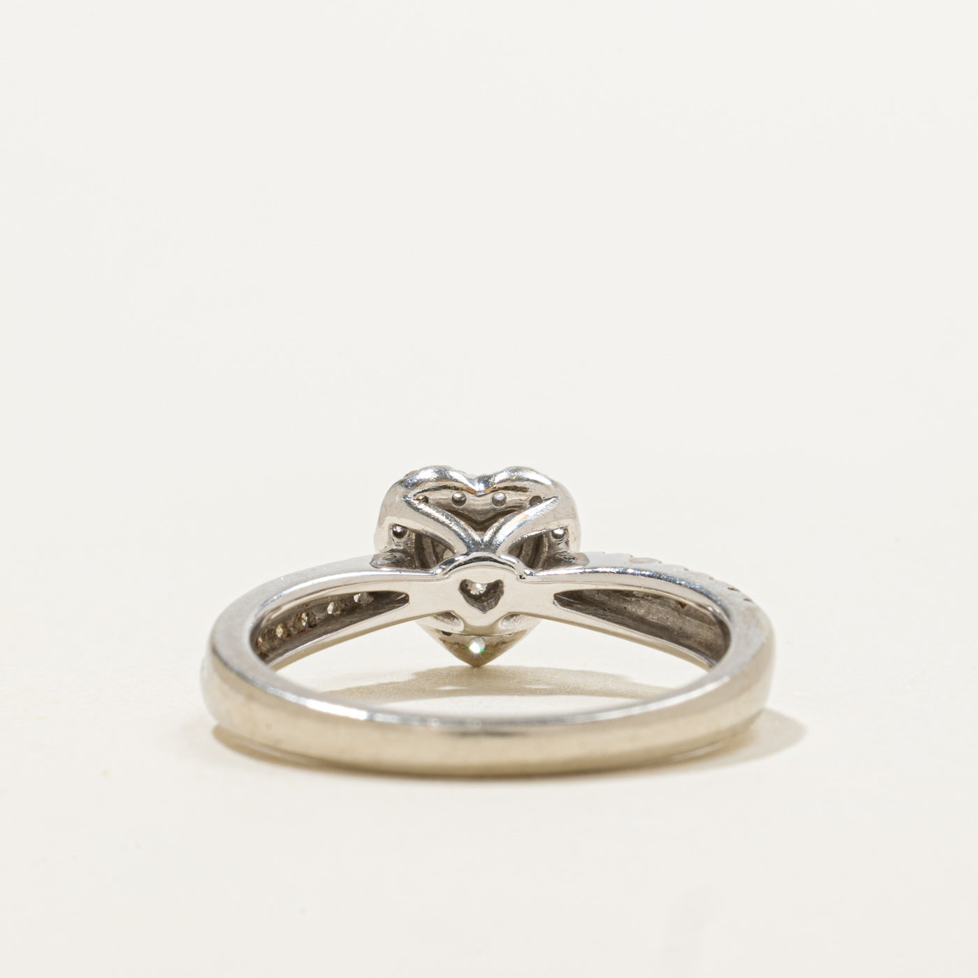 10k Diamond Cluster Heart Ring | 0.25ctw | SZ 7