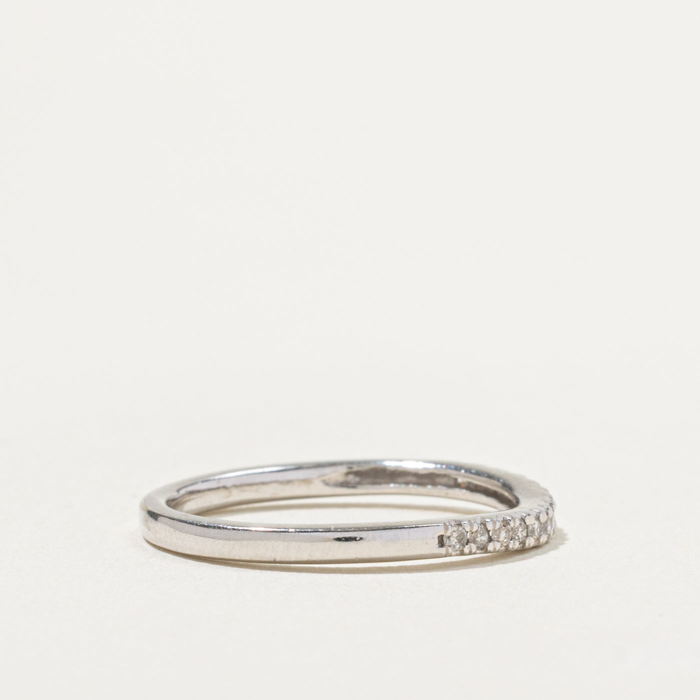 10k Semi Eternity Diamond Band | SZ 6.25