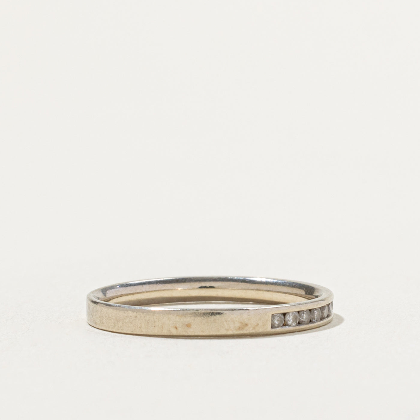 10k Channel Set Semi Eternity Diamond Band | 2.08mm | SZ 6.25