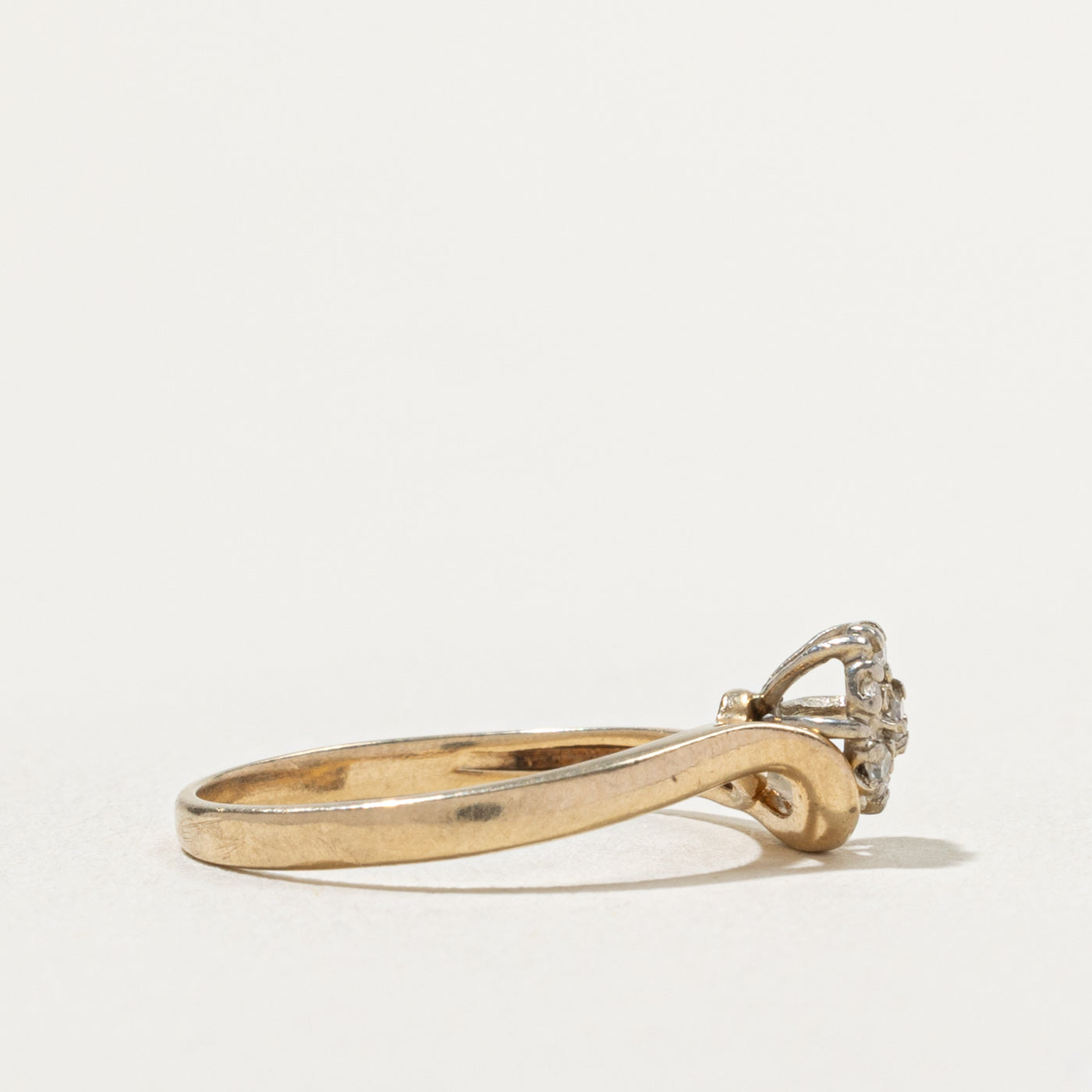 10k Diamond Cluster Wave Ring | SZ 6