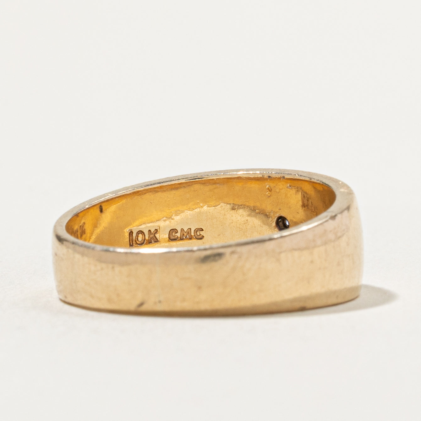10k Star Set Diamond Band | SZ 8.75
