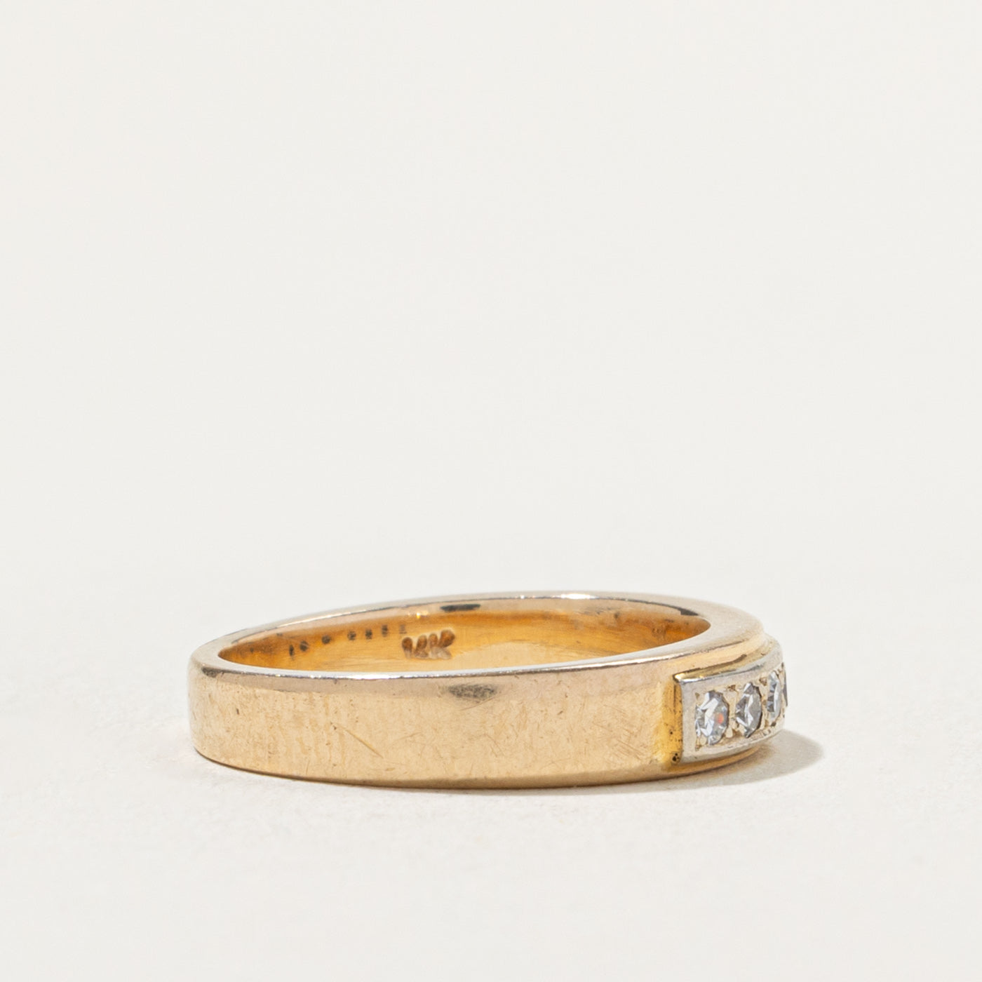 14k Seven Stone Diamond Band | SZ 4