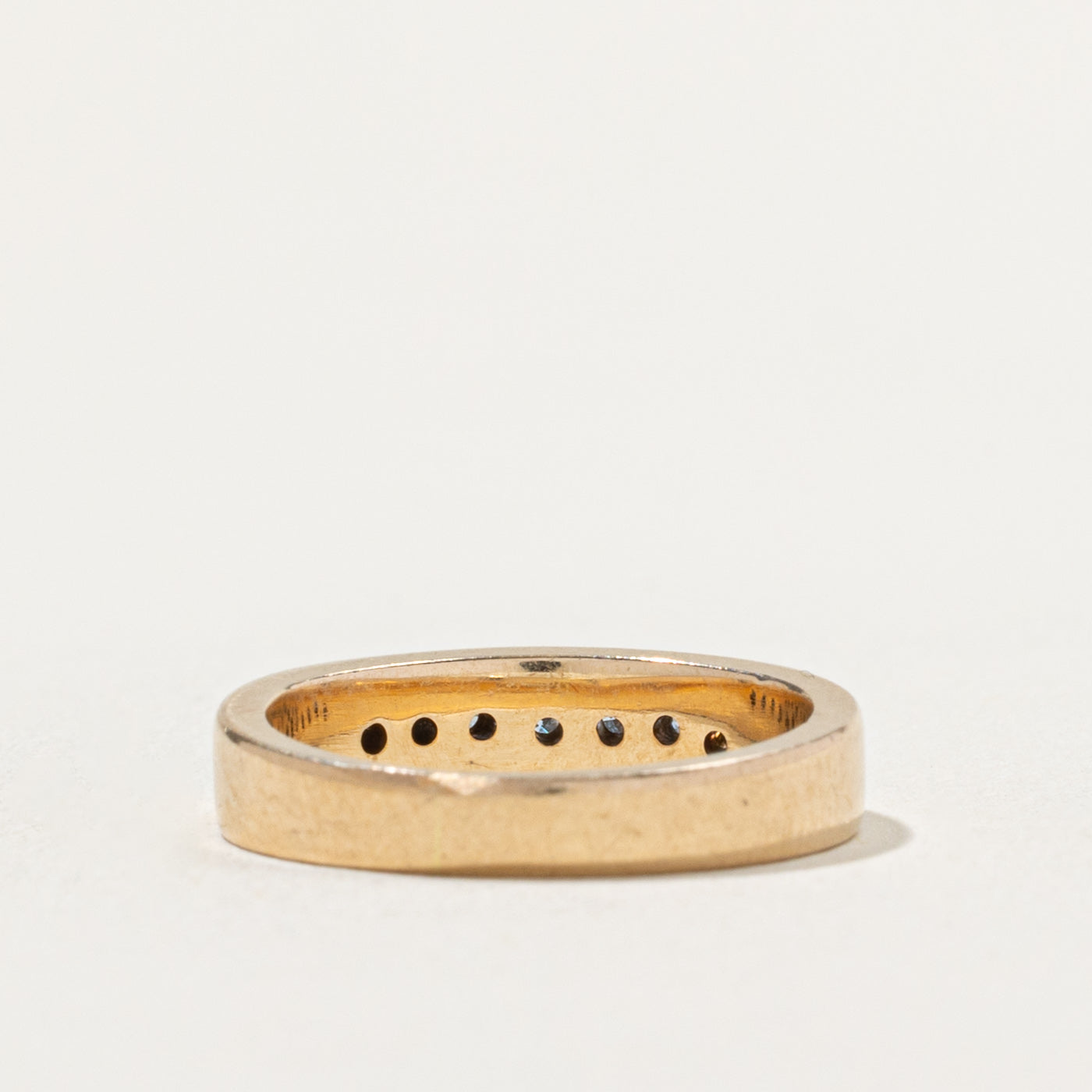 14k Seven Stone Diamond Band | SZ 4