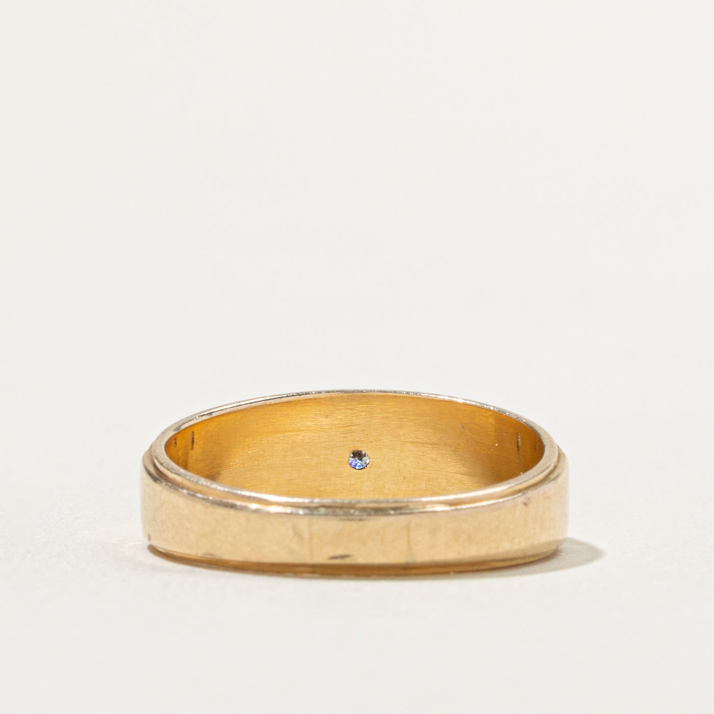 14k Star Set Diamond Band | SZ 8