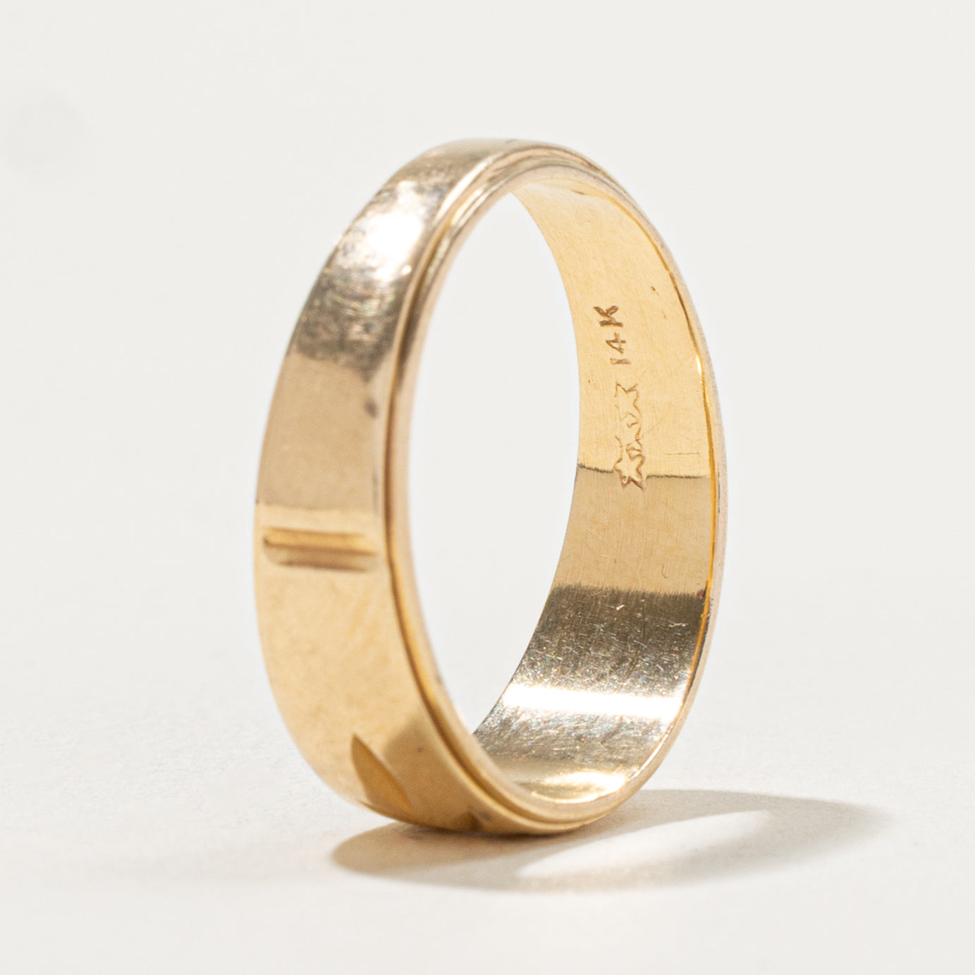 14k Star Set Diamond Band | SZ 8