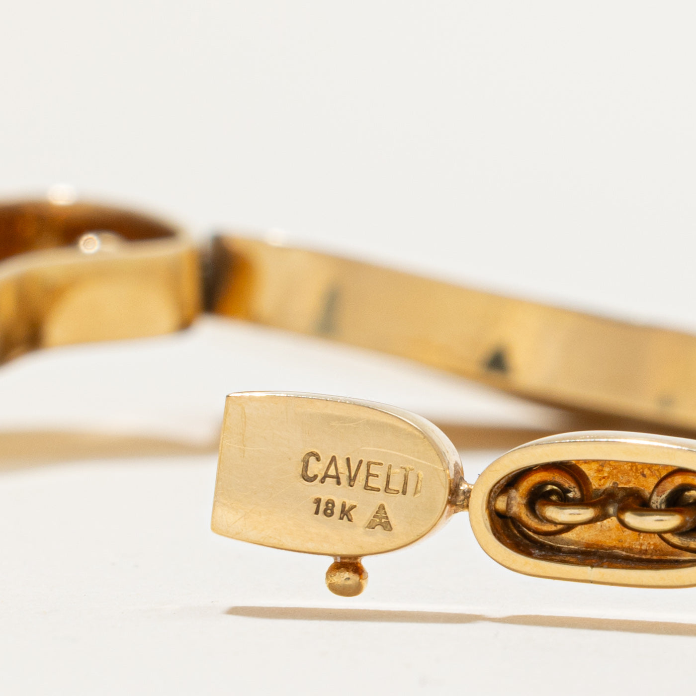 ‘Cavelti’ 18k Lily Pad Necklace | 16.5"