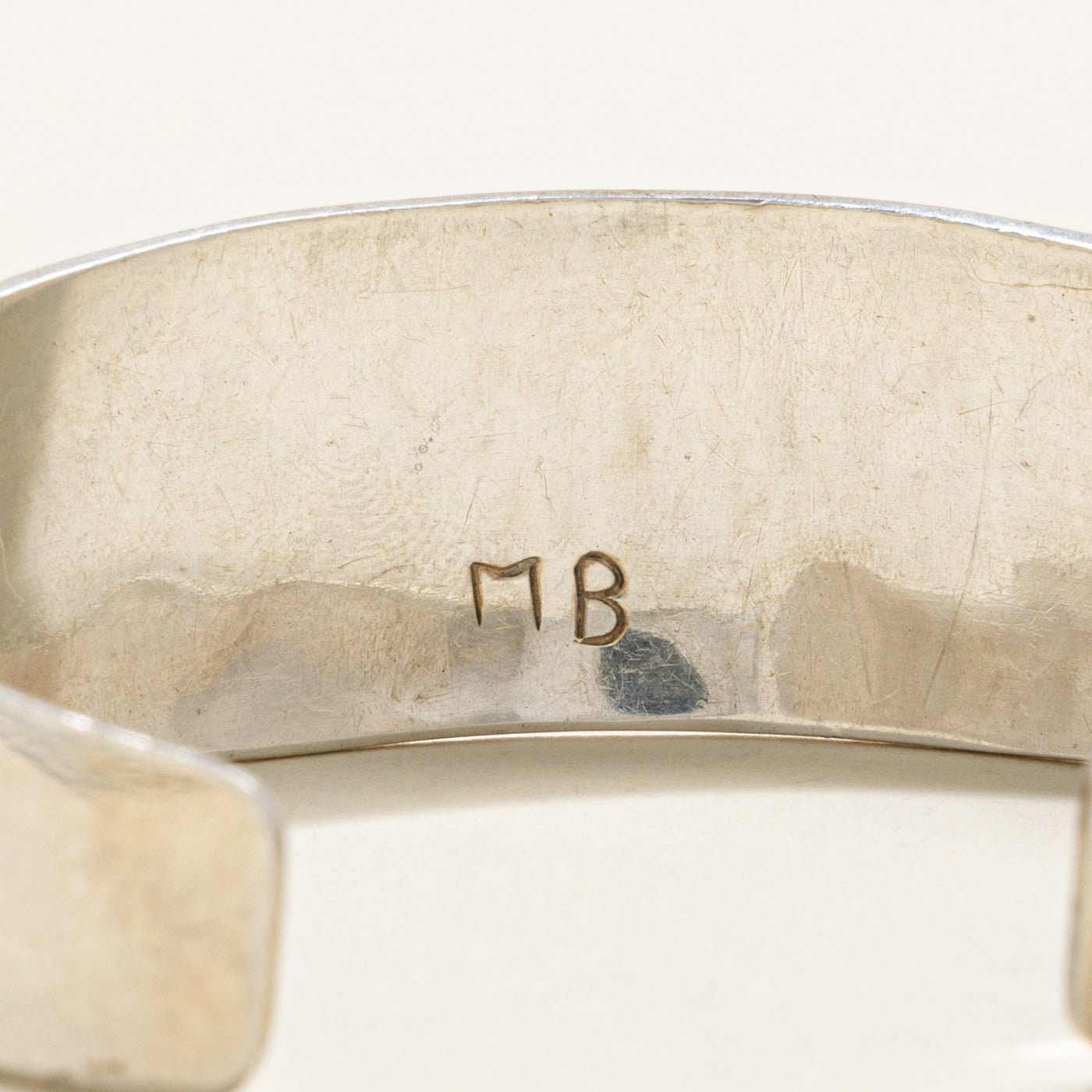 Sterling Silver Indigenous Carved Wolf & Thunderbird Cuff | 6"