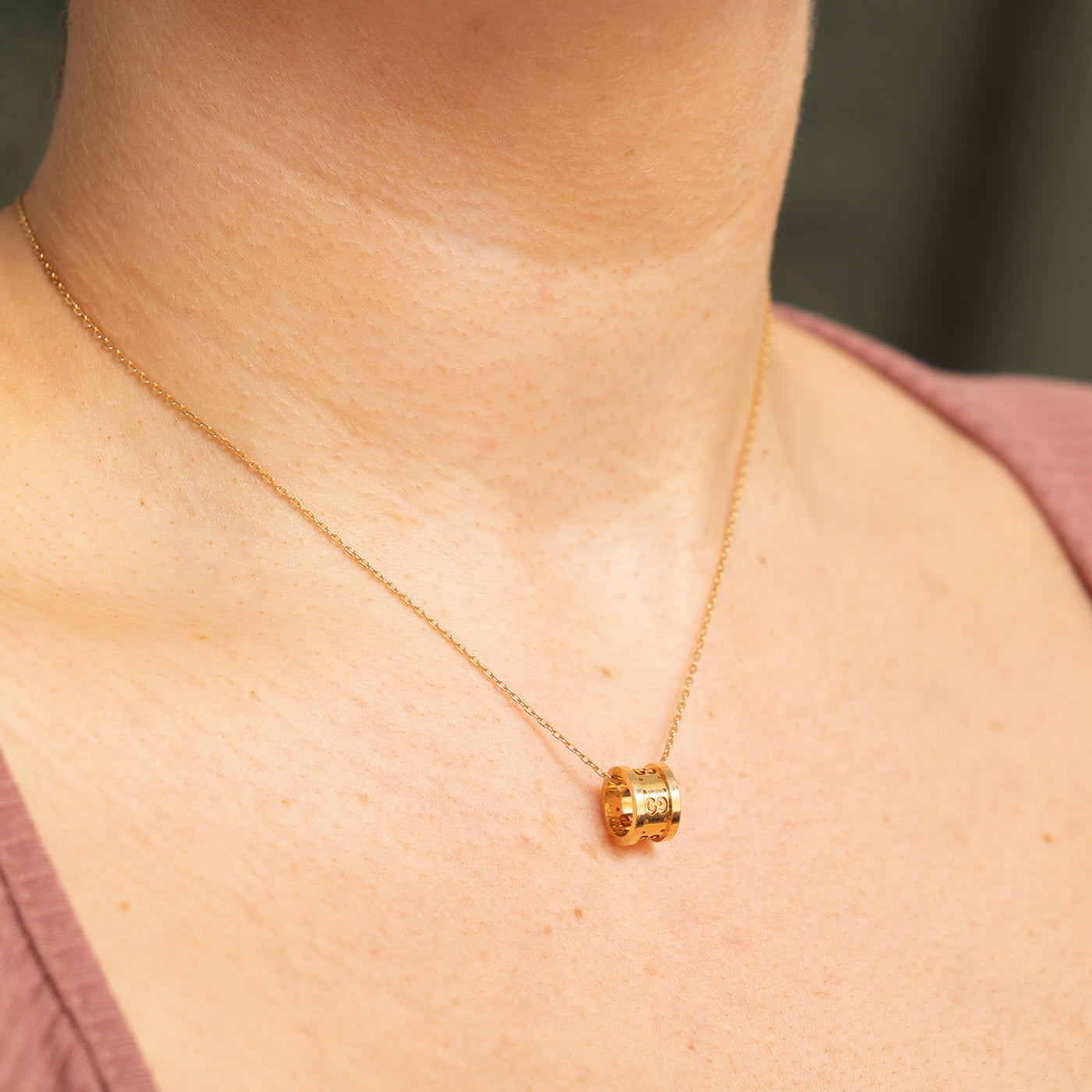 ‘Gucci’ 18k Icon Necklace | 16"