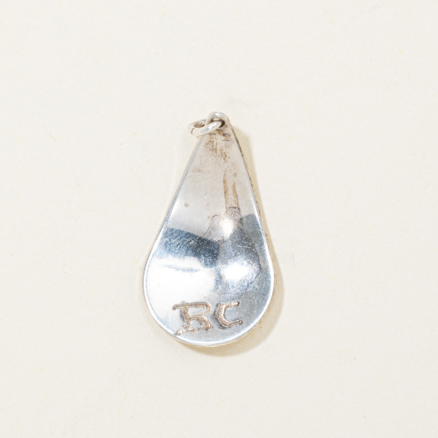 Sterling Silver Indigenous Carved Orca Pendant